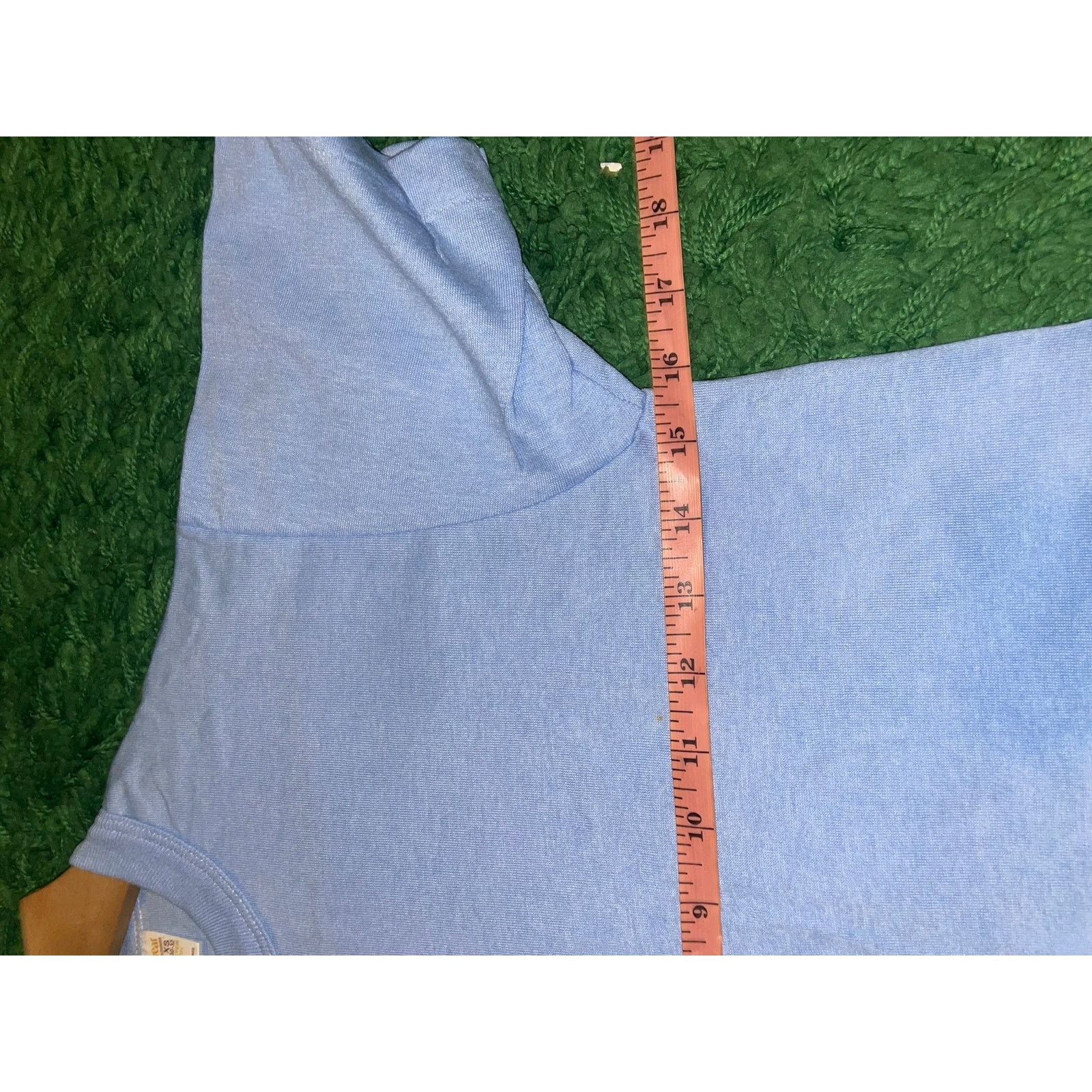 Other Women's Sportswear Light Blue Crop Top Blank Shirt Tee XS Size XS / US 0-2 / IT 36-38 - 7 Thumbnail