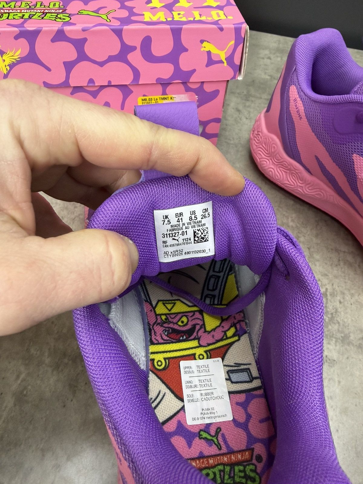 Puma Puma Teenage Mutant Ninja Turtles x MB.03 Lo Krang Size US 8.5 / EU 41-42 - 11 Thumbnail
