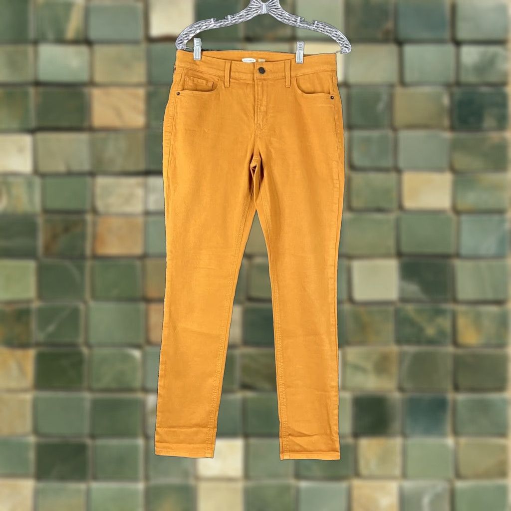 Old Navy Old Navy Rockstar Super Skinny Women's Orange Ankle Pants Size 8 Size 30" / US 8 / IT 44 - 1 Thumbnail