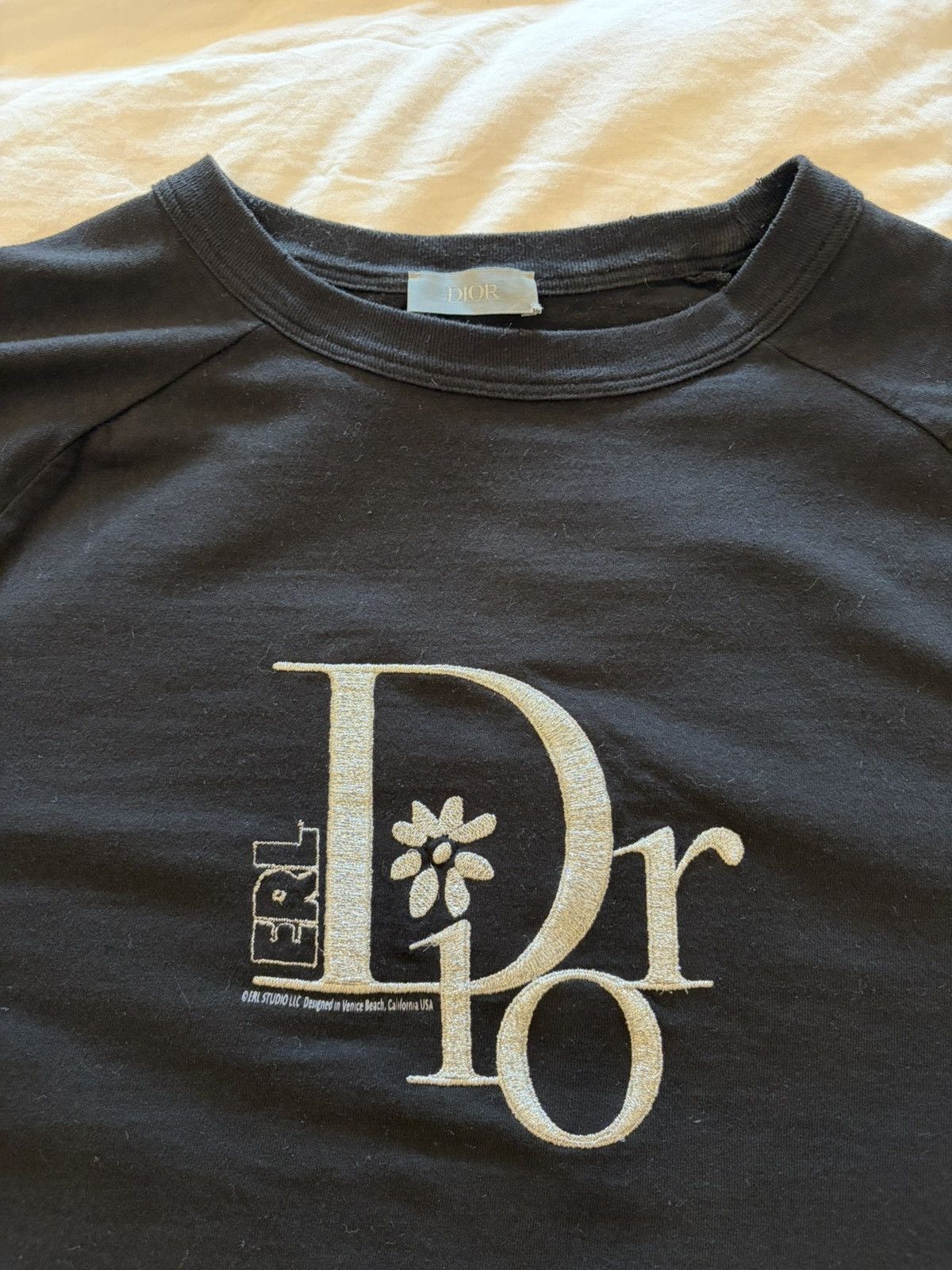 Dior × ERL Cristian Dior x ERL Relaxed-Fit T-Shirt Black Size US S / EU 44-46 / 1 - 2 Thumbnail