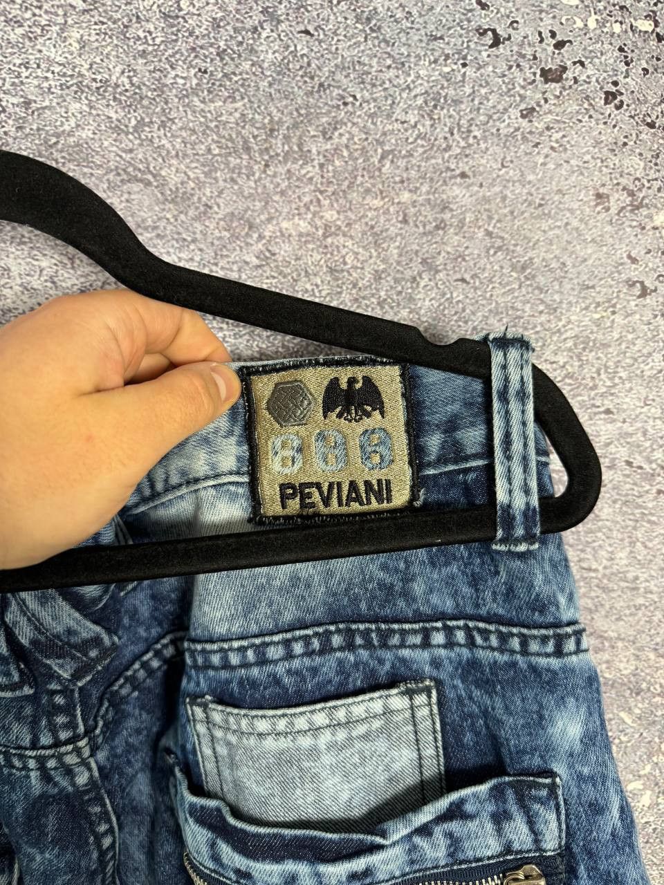 Designer × Japanese Brand × Vintage PEVIANI Jeans Men's Size 38 Moto Acis Wash Straight Size US 38 / EU 54 - 24 Thumbnail