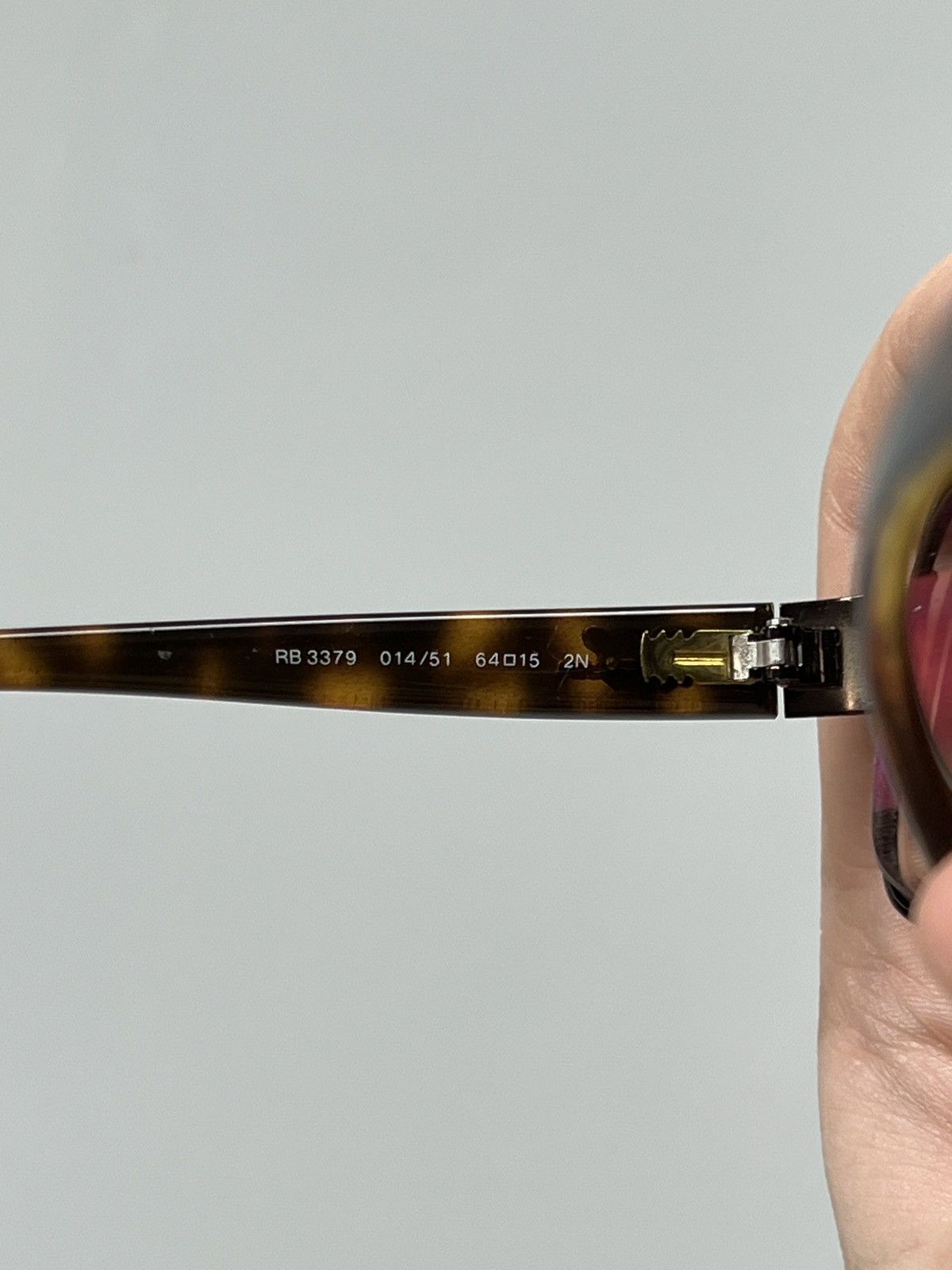 RayBan RayBan Chrome Frame Sunglasses (Y0548) Size ONE SIZE - 8 Thumbnail