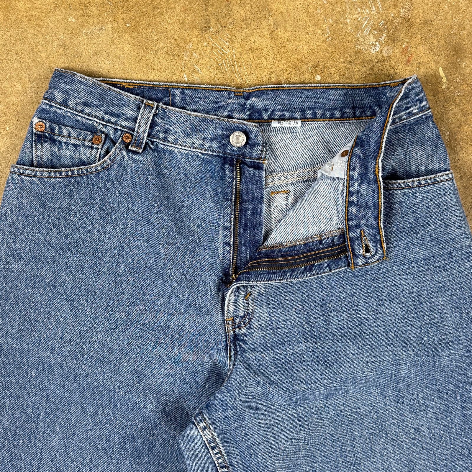 Levi's Vintage Clothing Vintage Levi’s 550 Relaxed Fit Tapered Women’s Size 14 Reg Size 36" / US 14 / IT 50 - 3 Thumbnail