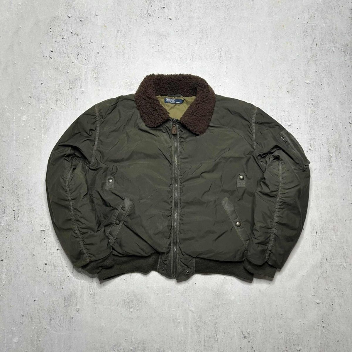 Polo Ralph Lauren Ralph Lauren vinatge 90s cropped bomber jacket Size US XL / EU 56 / 4 - 1 Thumbnail