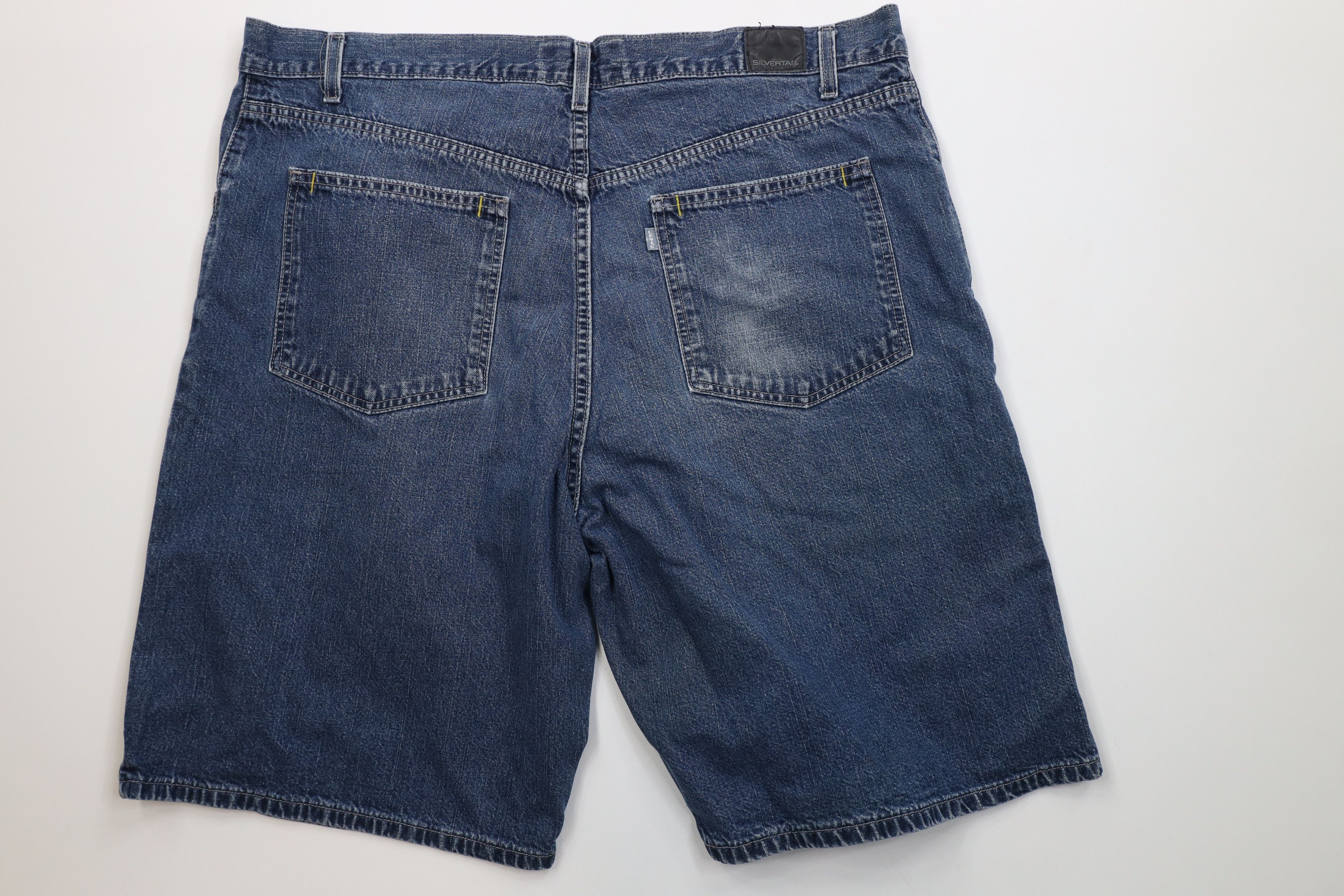 Levi's Vintage Y2K 2002 Levis SilverTab Fit Denim Jean Shorts Jorts Size US 42 / EU 58 - 8 Thumbnail