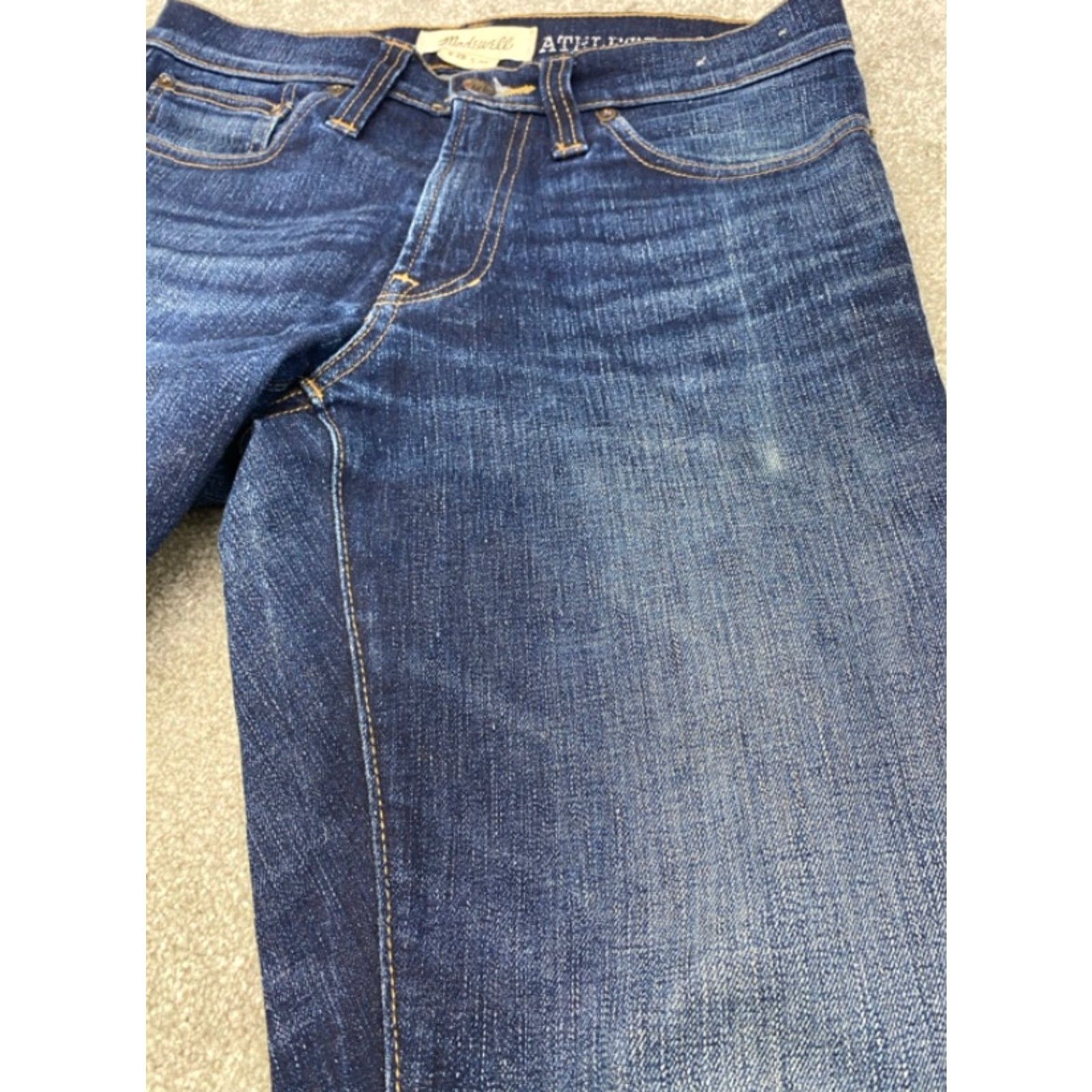 Madewell Madewell Jeans Men’s 29x30 Slim Mid Denim Blue 5-Pocket Straight Dark Wash 4578 Size US 29 - 5 Thumbnail