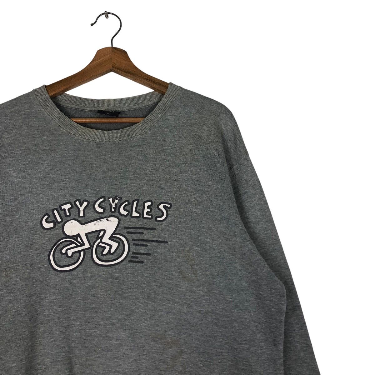 Japanese Brand 📌Vintage Sweatshirt Keith Haring Big Logo Design Size US XL / EU 56 / 4 - 6 Thumbnail