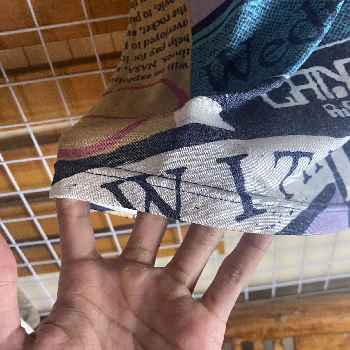 Japanese Brand × Kansai Yamamoto Vintage Archival KANSAI Over Print Distressed Design Tshirts Size US M / EU 48-50 / 2 - 6 Thumbnail