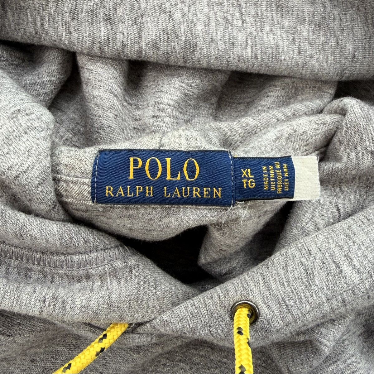 Polo Ralph Lauren Polo Ralph Lauren RL-67 Hoodie Grey Navy Colorblock Big Logo Size US XL / EU 56 / 4 - 14 Thumbnail