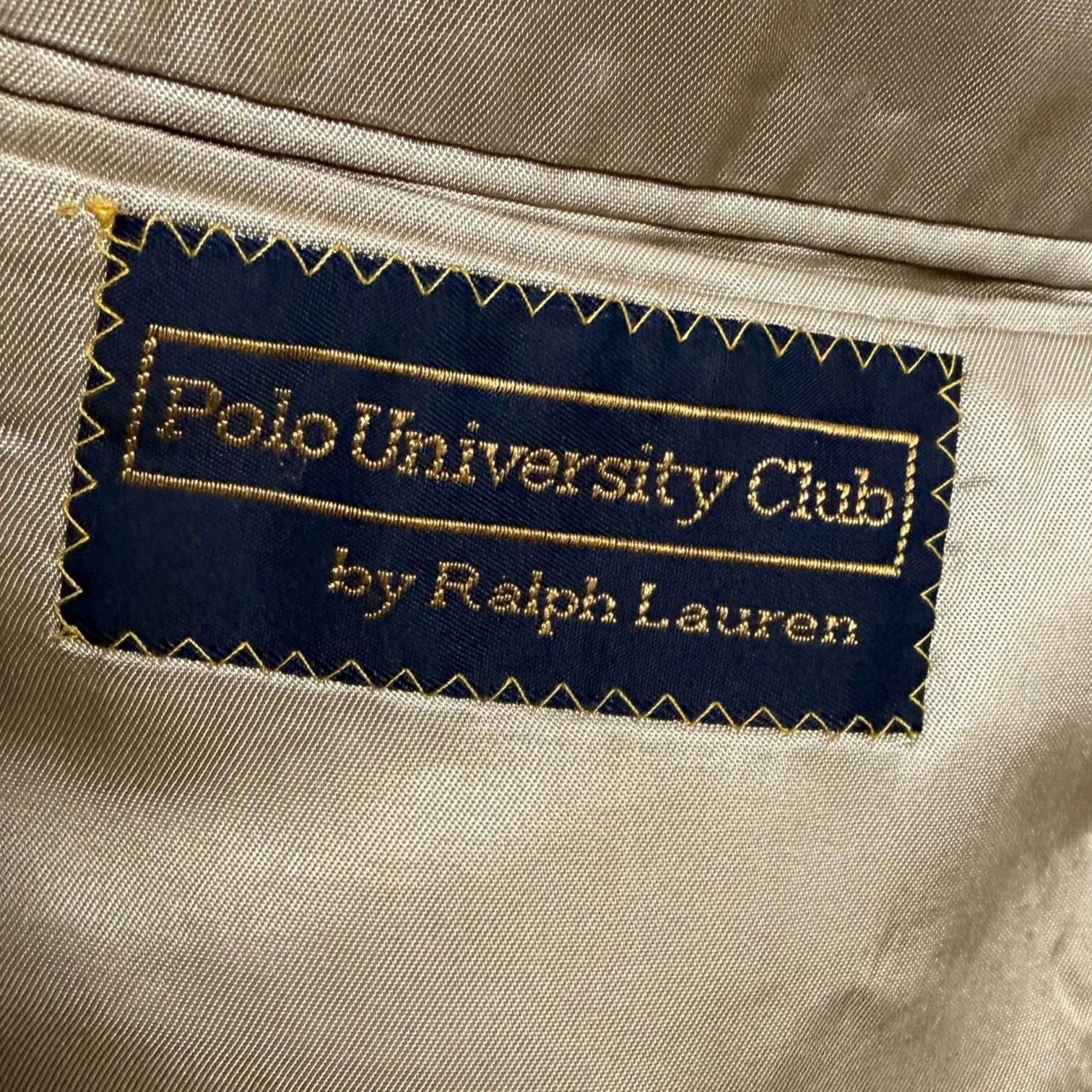Polo Ralph Lauren Vintage Polo University Club 42R Gray Wool Blazer Preppy Size 42R - 7 Thumbnail
