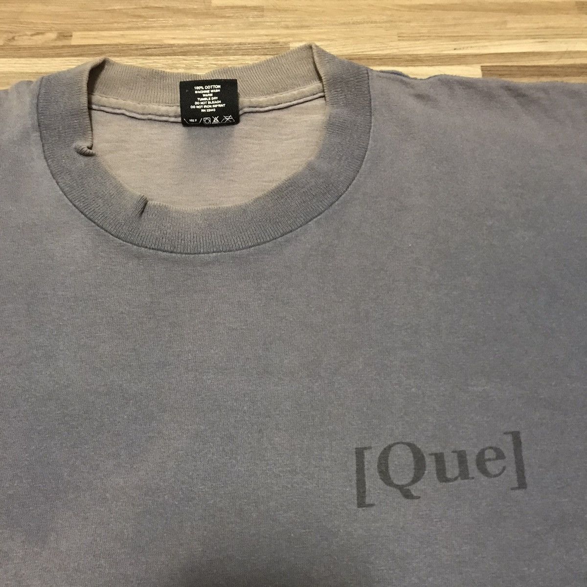 Quiksilver × Vintage VINTAGE QUE MADE IN AMERICA 90s RARE TEE Size US M / EU 48-50 / 2 - 9 Thumbnail