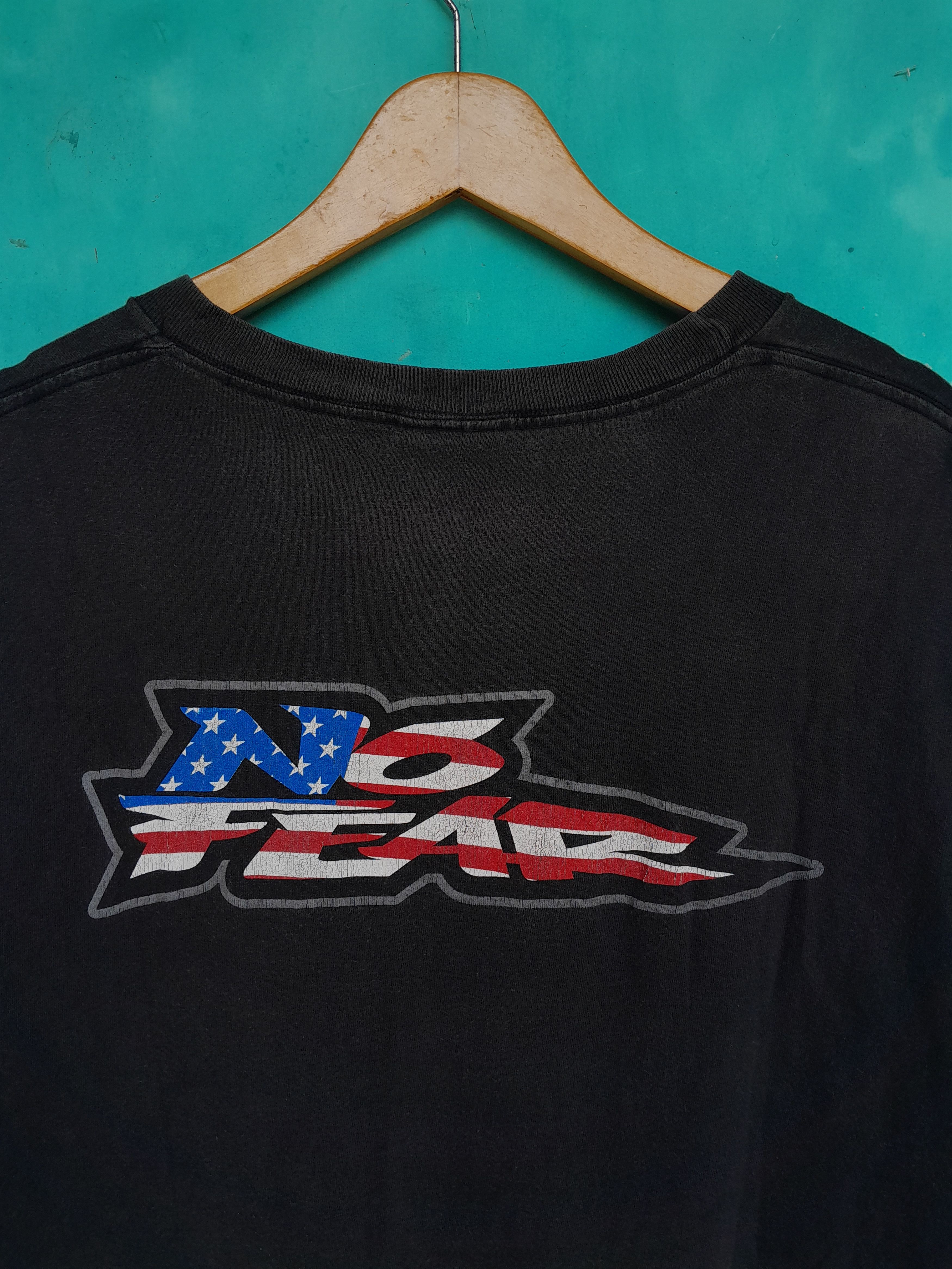 No Fear Vintage late 90s NO FEAR Clothing Surf Skate Shirt Size US L / EU 52-54 / 3 - 6 Thumbnail