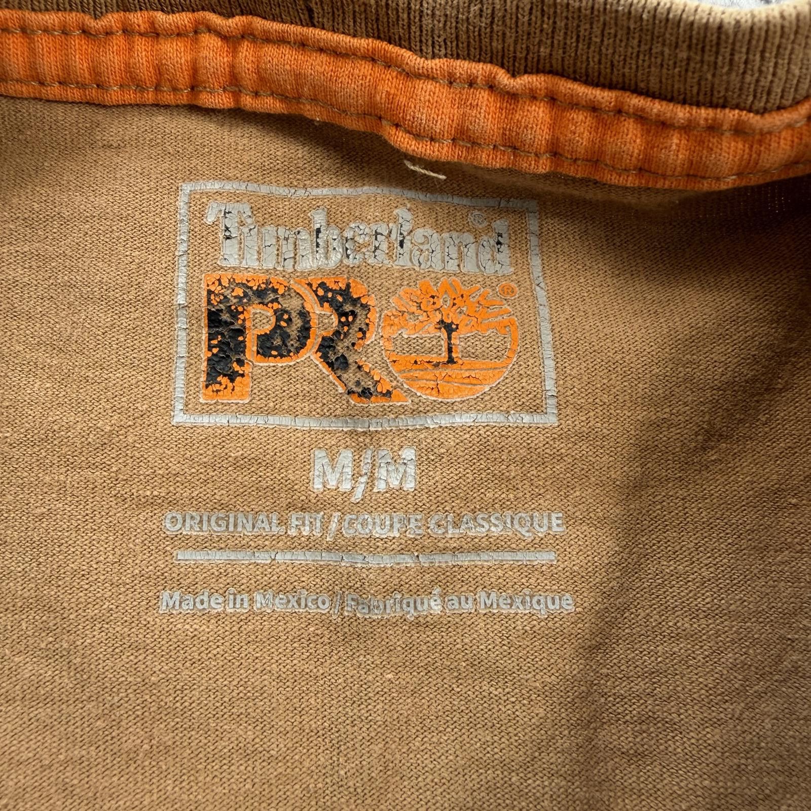 Timberland Timberland PRO Pocket T Shirt Mens Medium Tan Workwear Heavy Size US M / EU 48-50 / 2 - 4 Thumbnail