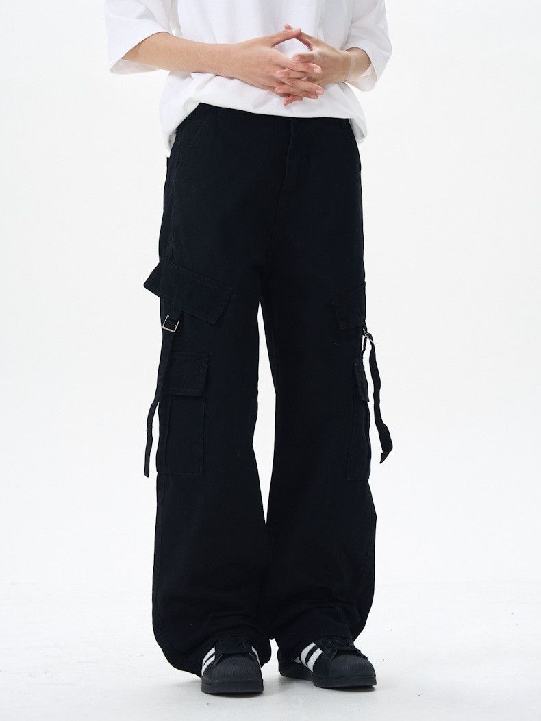 Japanese Brand × Jean American style multi-pocket cargo loose casual trousers Size US 32 / EU 48 - 4 Thumbnail