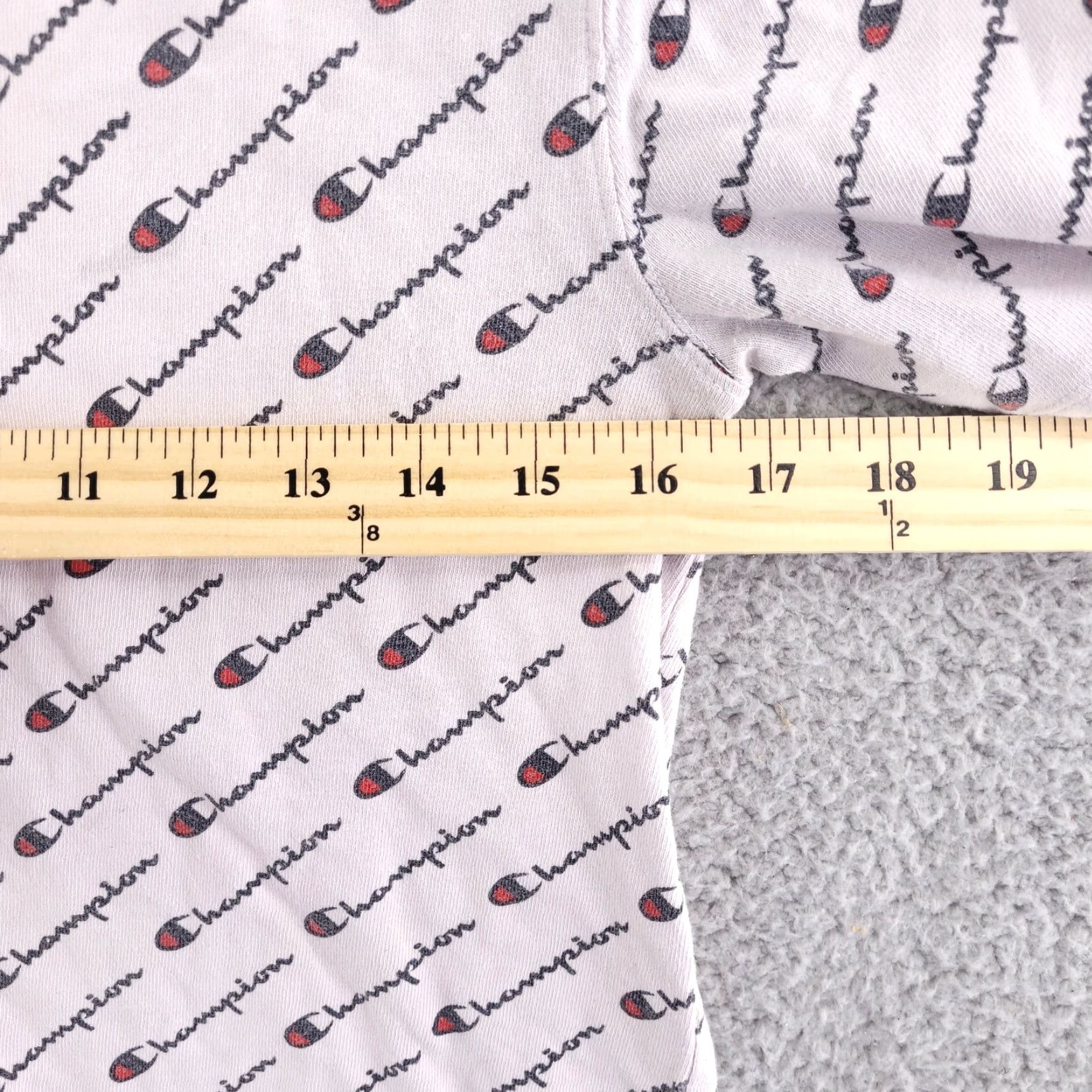 Champion Vintage Champion Logo Shirt Mens Small All Over Graphic Short Sleeve Tee Size US S / EU 44-46 / 1 - 7 Thumbnail