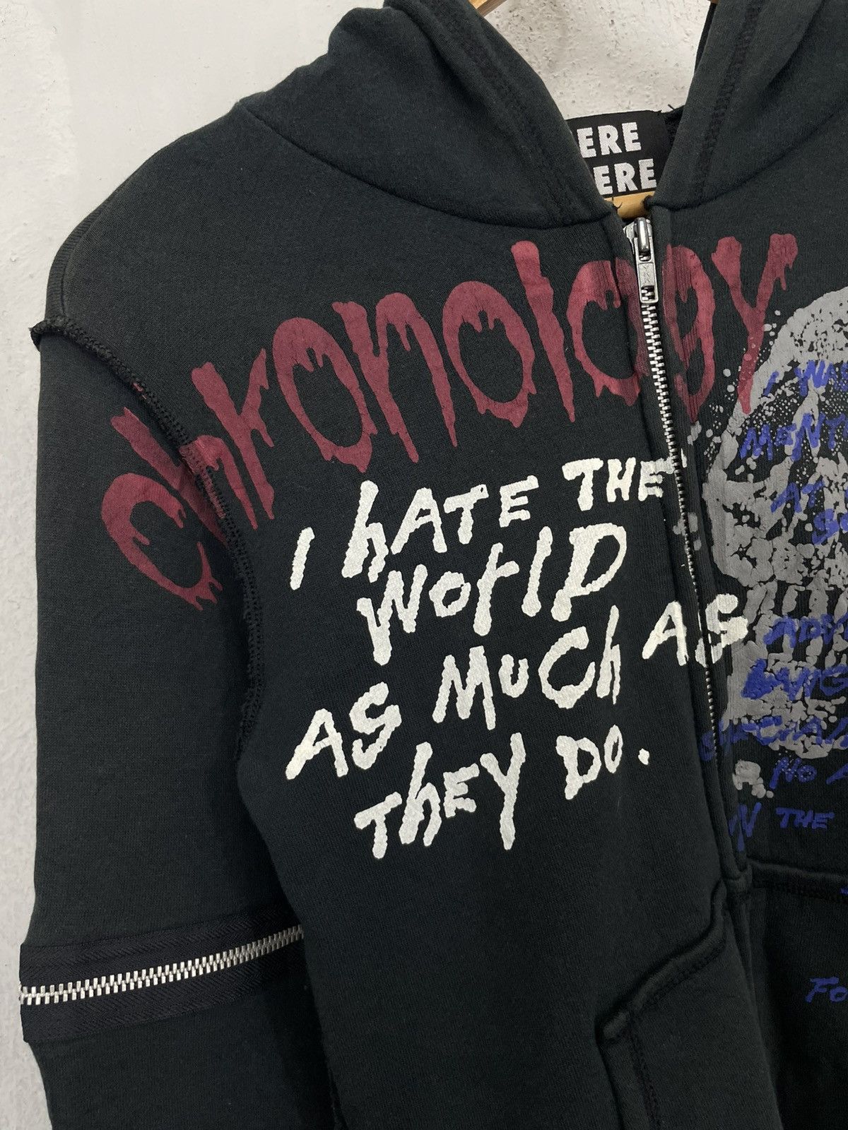 Japanese Brand Clash Music Chronology Poem Y2K Seditionaries Punk Design Size US S / EU 44-46 / 1 - 7 Thumbnail
