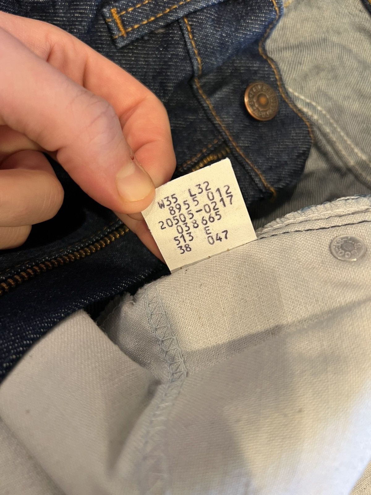 Levi's Made in USA Levi’s 505 orange tab Size US 35 - 6 Thumbnail
