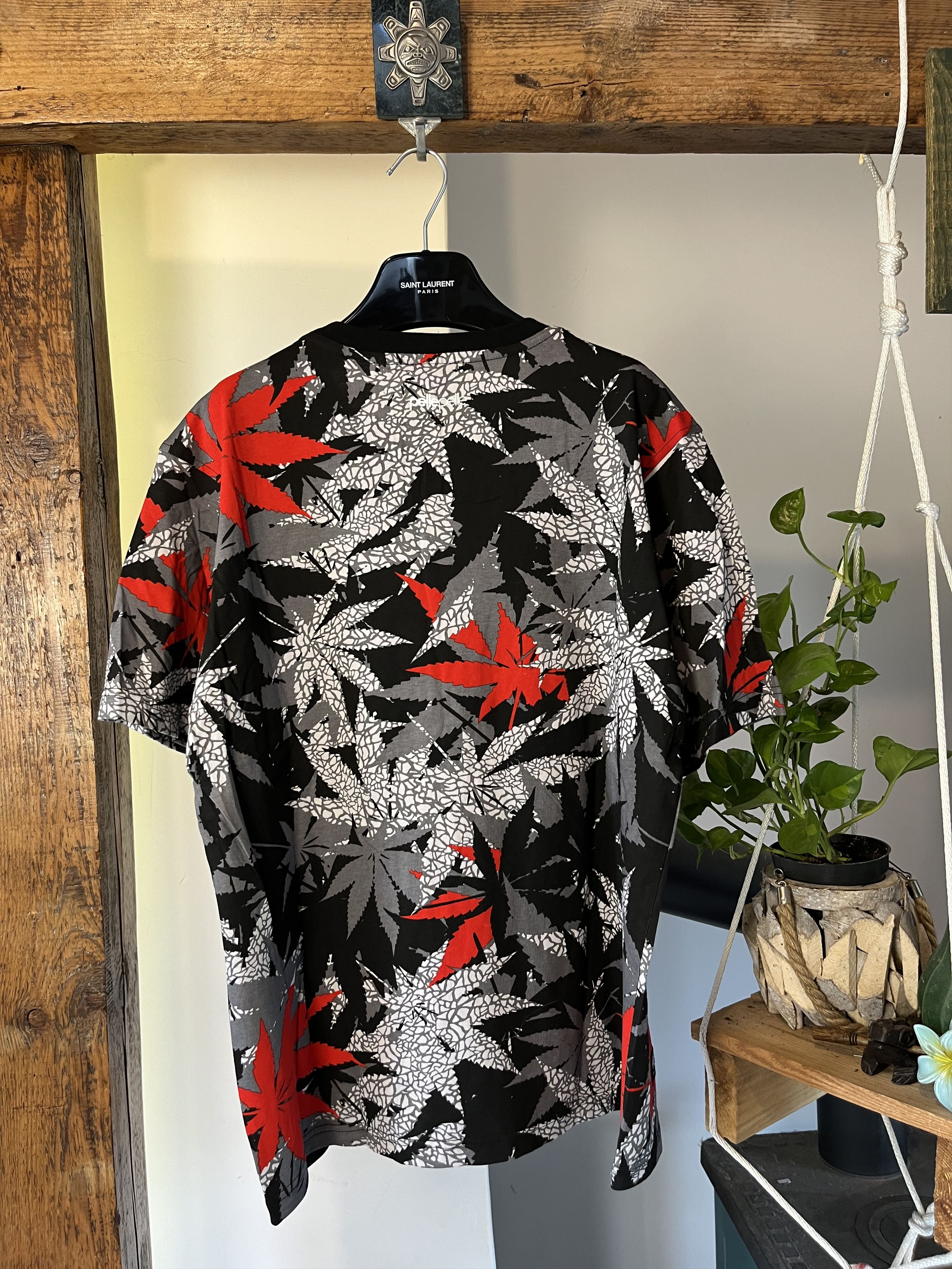 Pelle Pelle Pelle Pelle Marijuana Leaf 420 AOP y2k Size US L / EU 52-54 / 3 - 2 Thumbnail