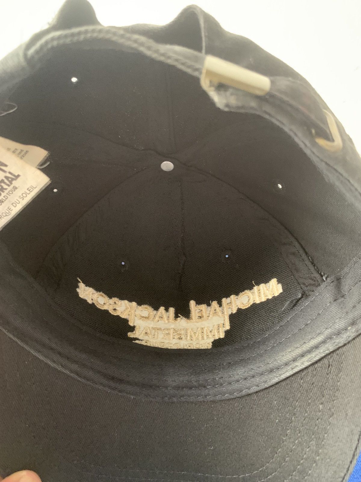 Michael Jackson Vintage Michael Jackson the immortal world tour Snapback Hat Size ONE SIZE - 9 Thumbnail