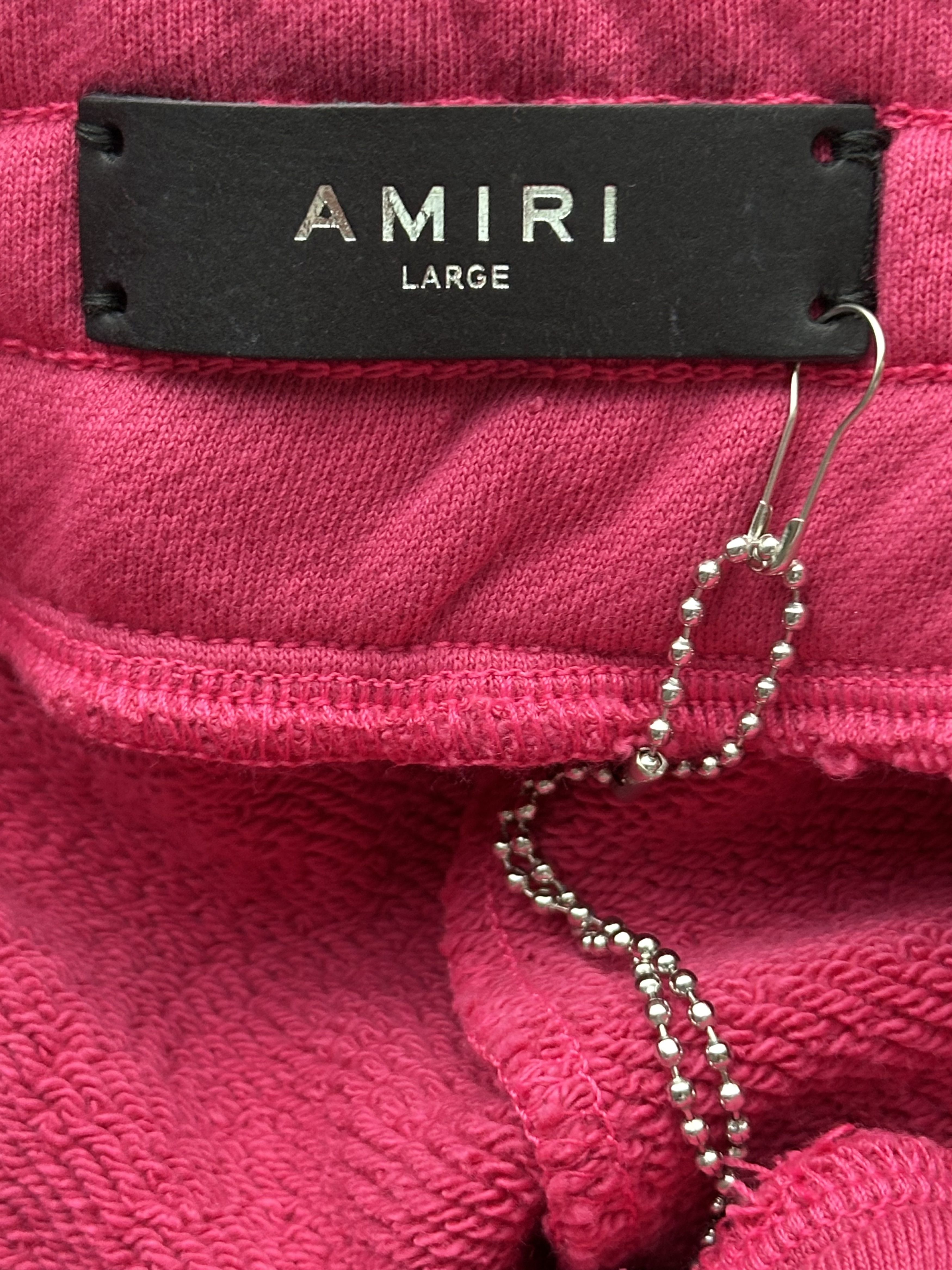 Amiri Amiri Pink & White Core Logo Shorts Size US 34 / EU 50 - 3 Thumbnail