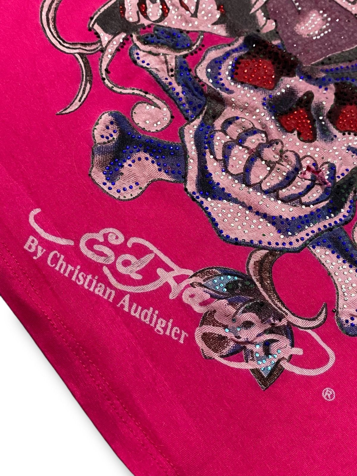 Christian Audigier Y2k Ed Hardy Love Kills Slowly Rhinestone Tank Top Size S / US 4 / IT 40 - 7 Thumbnail