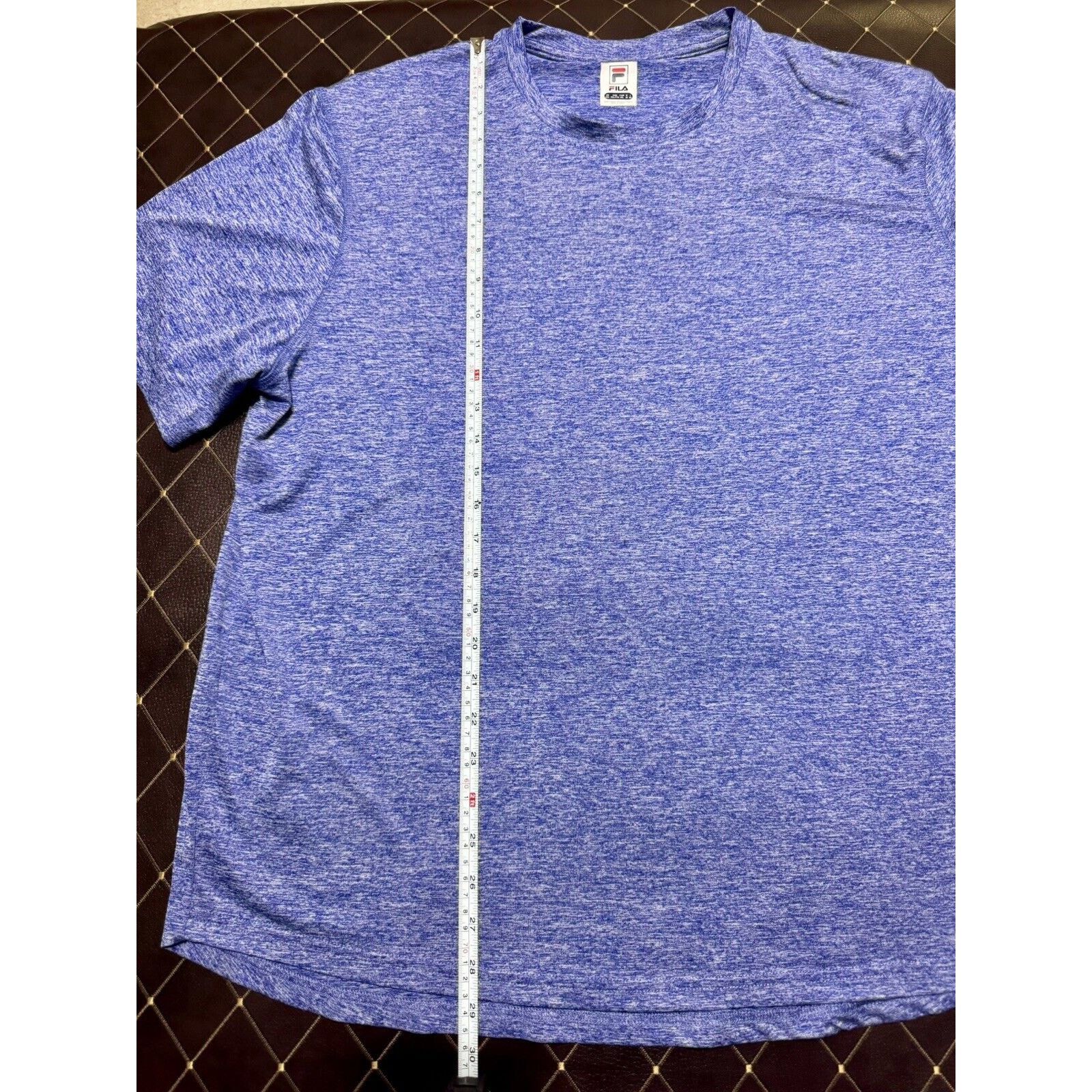 Fila FILA Pickleball Scallop Hem Tee In Atomic Blue Heather 3X Size 3XL / US 20-22 - 9 Thumbnail