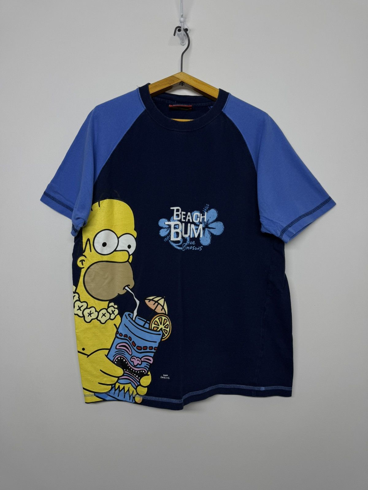 The Simpsons Vintage Y2k The Simpson Homer Big Logo Rate T-Shirt Size US M / EU 48-50 / 2 - 1 Thumbnail