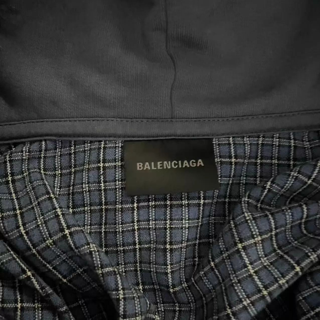 Balenciaga Balenciaga 25 Winter M Fur Collar Plaid Shirt Size US M / EU 48-50 / 2 - 3 Thumbnail
