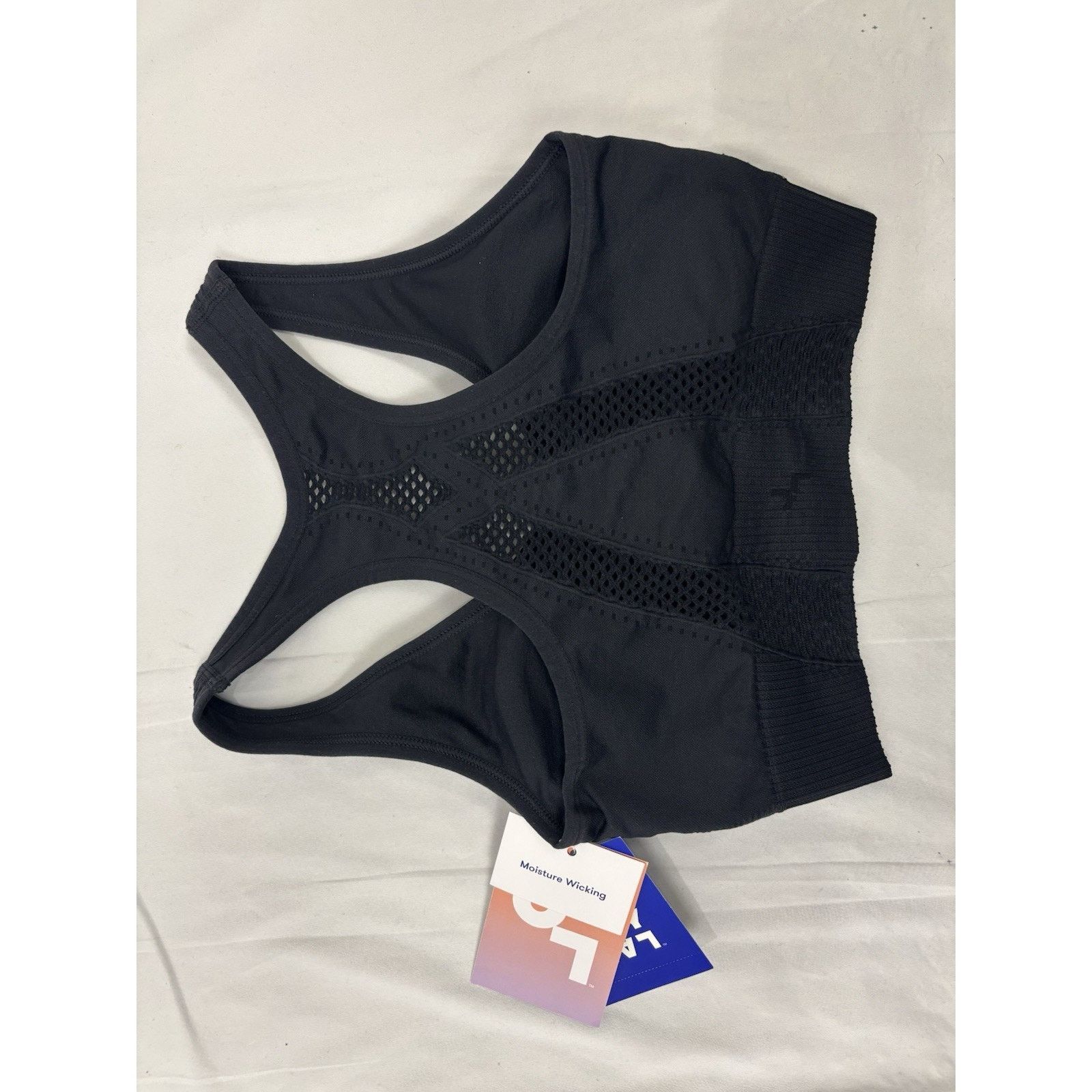 Target Basics BNWT Joy Lab Sports Bra Top Padded Women’s Size S Black Size ONE SIZE - 7 Thumbnail