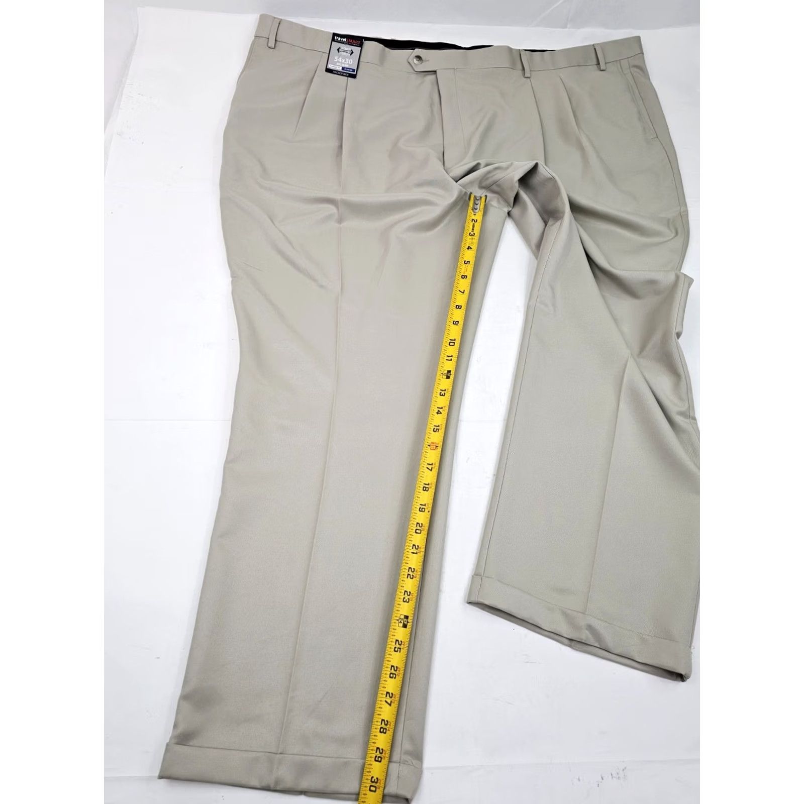 Roundtree & Yorke VINTAGE Roundtree & Yorke Pleated Classic Fit Microfiber Pants? Size US 38 / EU 54 - 3 Thumbnail