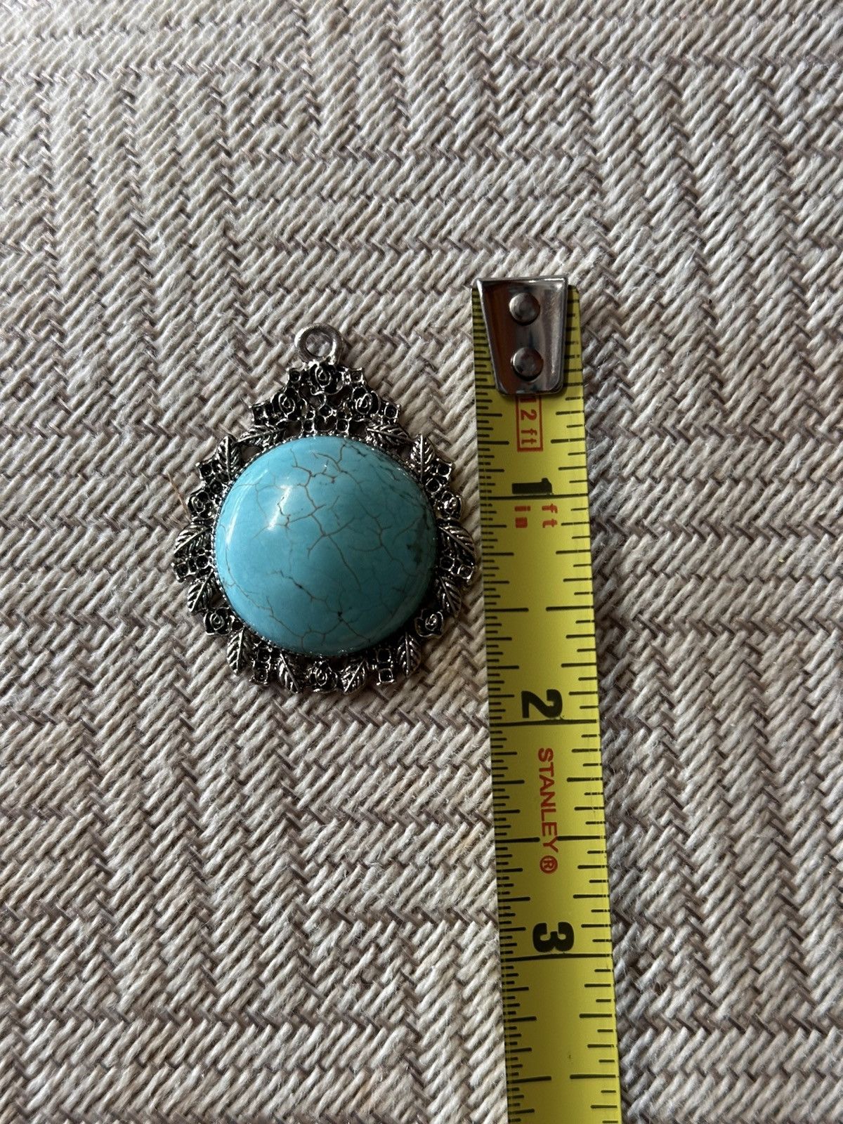 Other Electric blue Turquoise pendant veined with aqua Size ONE SIZE - 4 Thumbnail