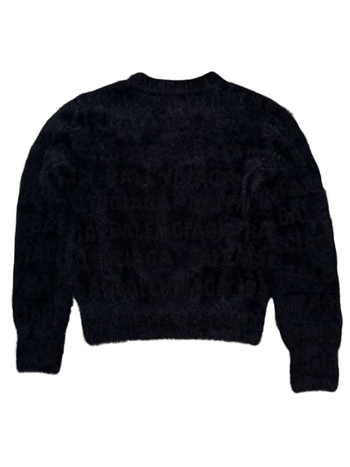 Balenciaga Balenciaga Women's Allover Furry Fitted Sweater Size XL / US 12-14 / IT 48-50 - 3 Thumbnail