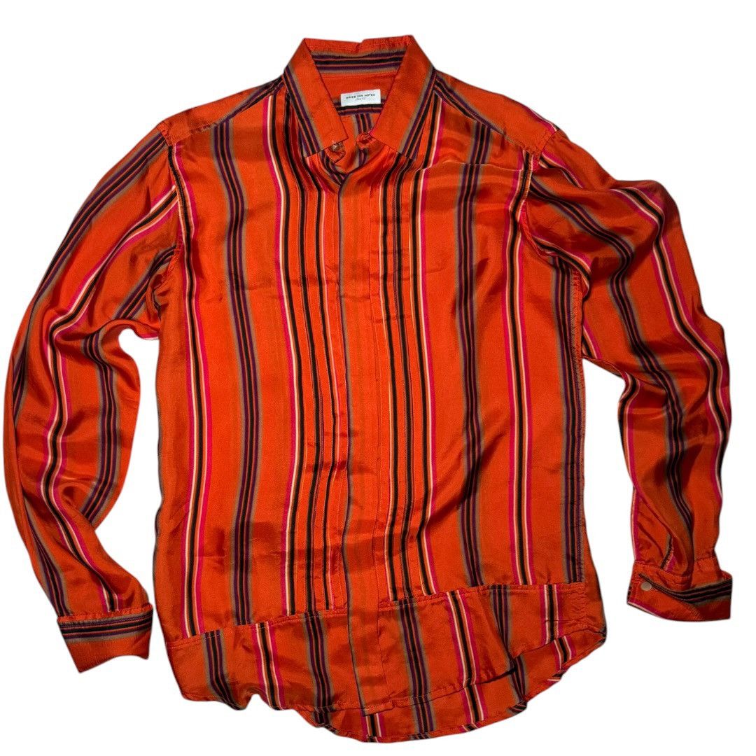 Dries Van Noten Tan Verner Panton Edition Wave Shirt | Grailed