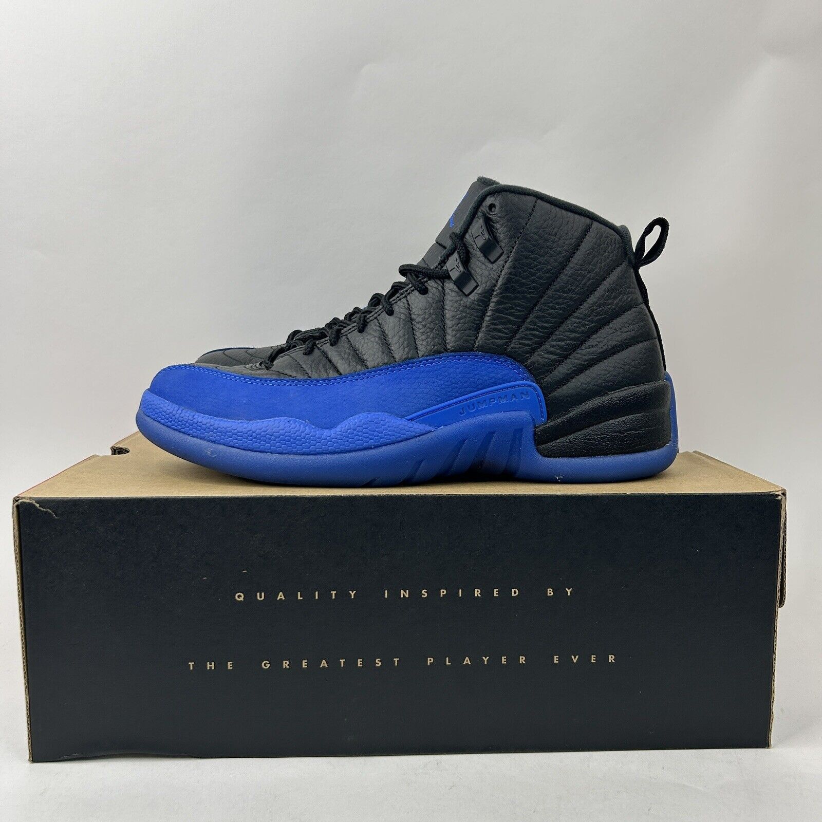 Nike Nike Air Jordan 12 Retro “Black Game Royal” 2024 Size US 9.5 / EU 42-43 - 6 Thumbnail