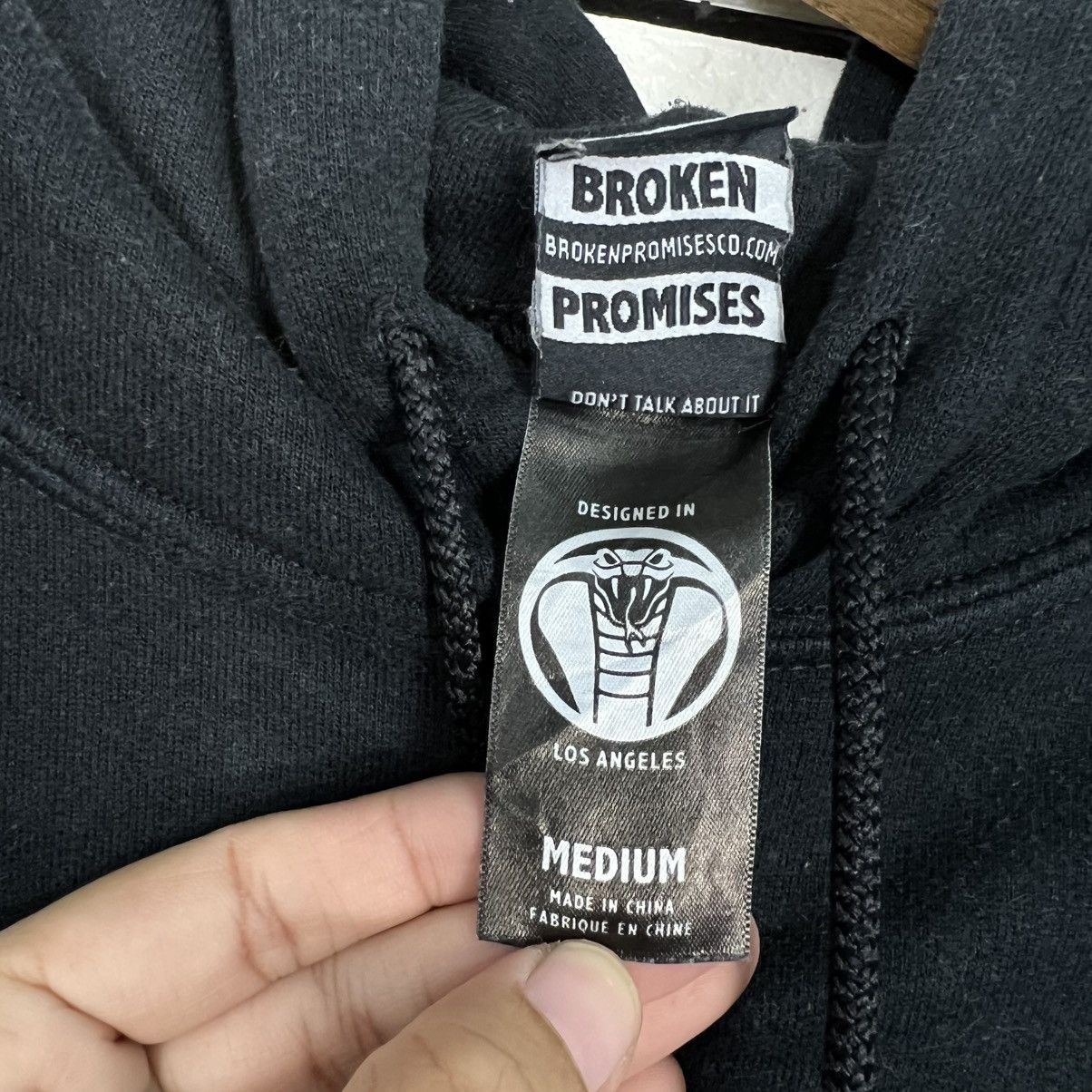 Broken Promises Co. BROKEN PROMISES Rose Big Logo Pullover Hoodies #4188-C191 Size US M / EU 48-50 / 2 - 16 Thumbnail