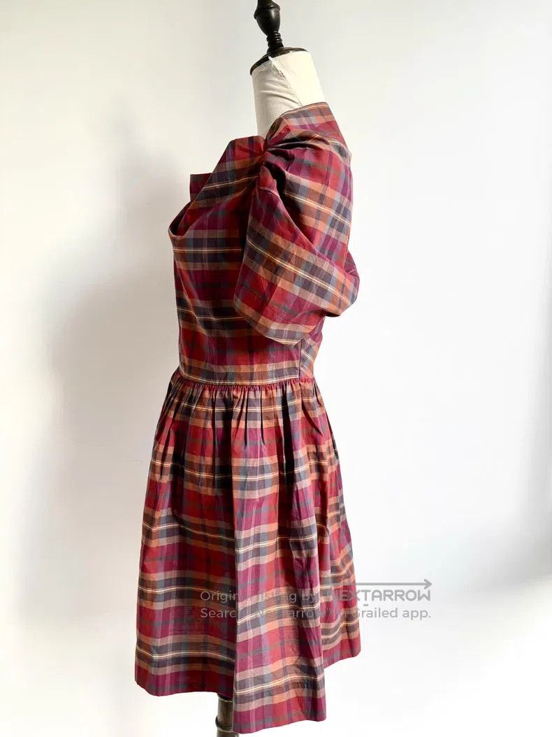 Vivienne Westwood Vivienne Westwood Vintage Red Plaid Witch Irregular Cut Dr Size M / US 6-8 / IT 42-44 - 2 Thumbnail