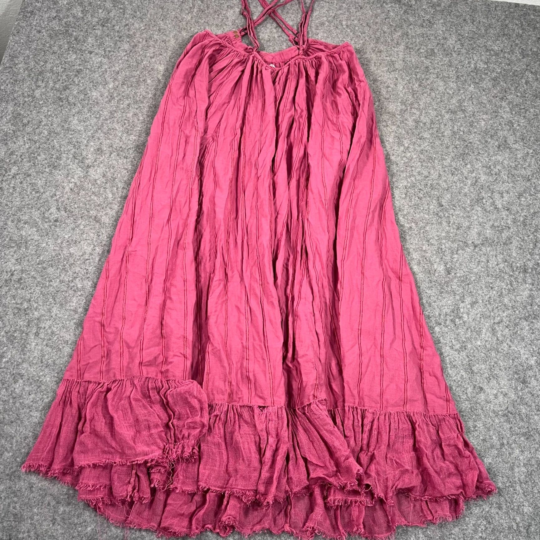 strapless open back dress Pink Chicken Autumn Dress