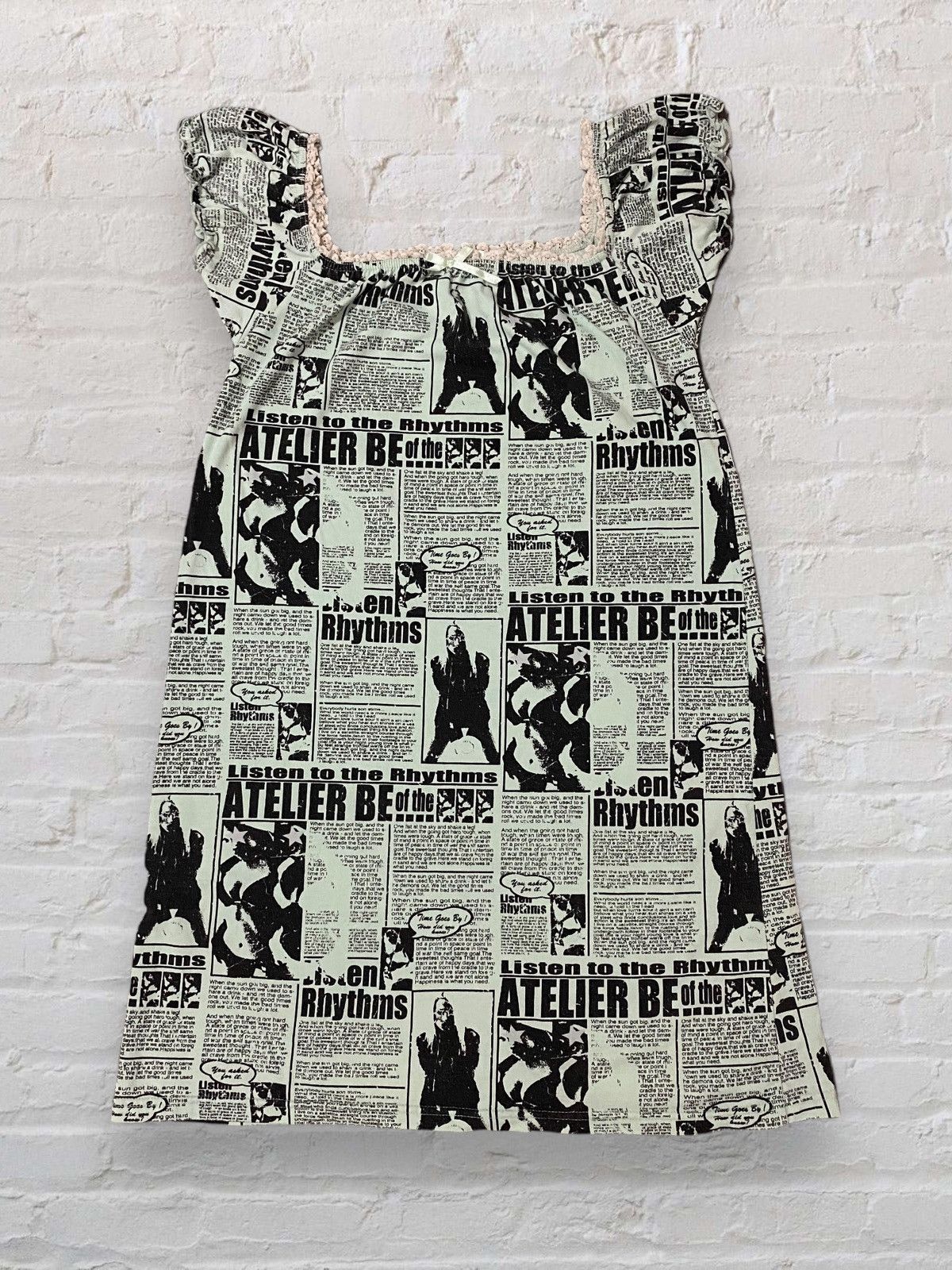 Hysteric Glamour × Japanese Brand ATELIER BE JAPAN NEWSPAPER FULLPRINT HYSTERIC STYLES Size L / US 10 / IT 46 - 1 Thumbnail