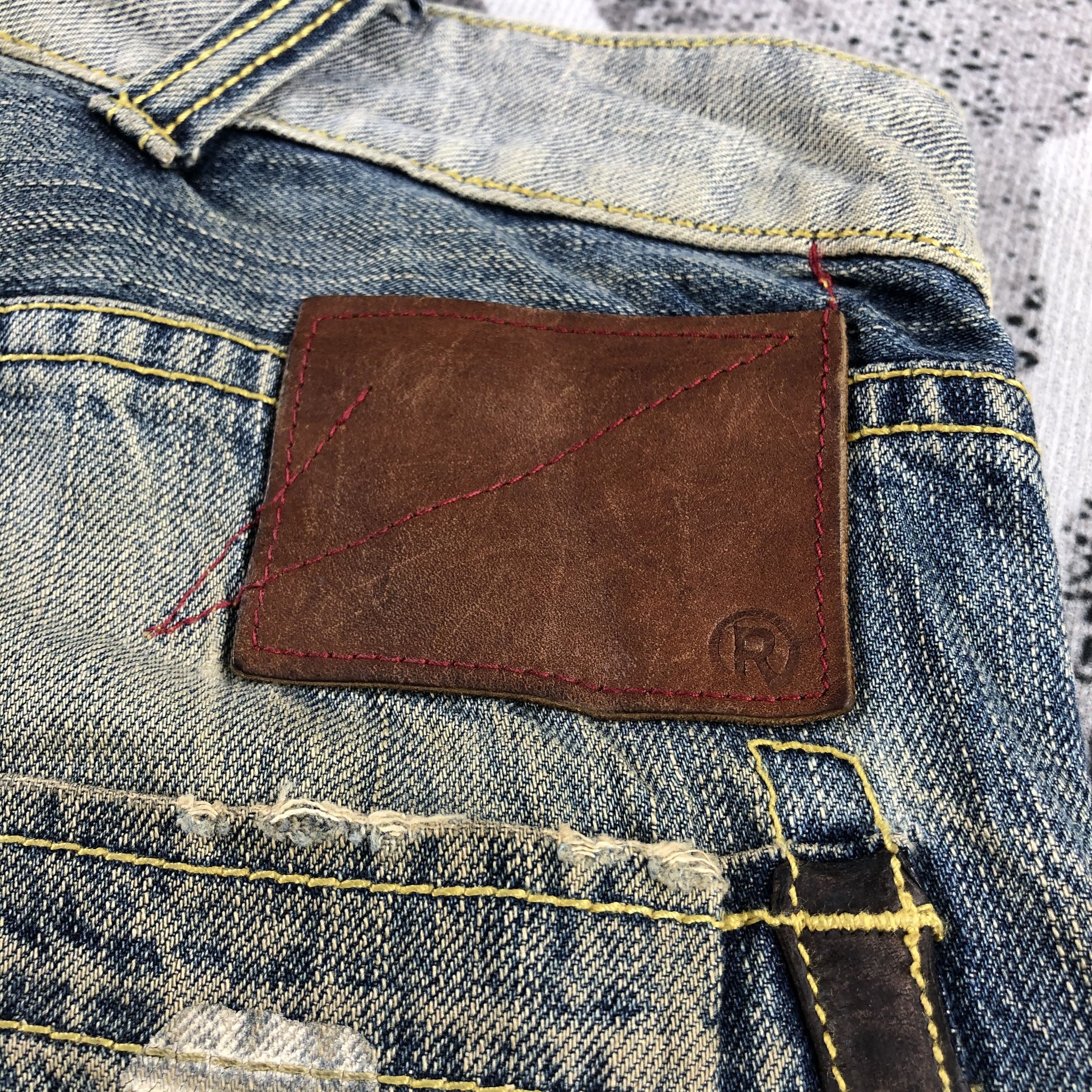 Japanese Brand Real B Voice Jeans Rusty Distressed Denim KJ744 Size US 32 / EU 48 - 5 Thumbnail