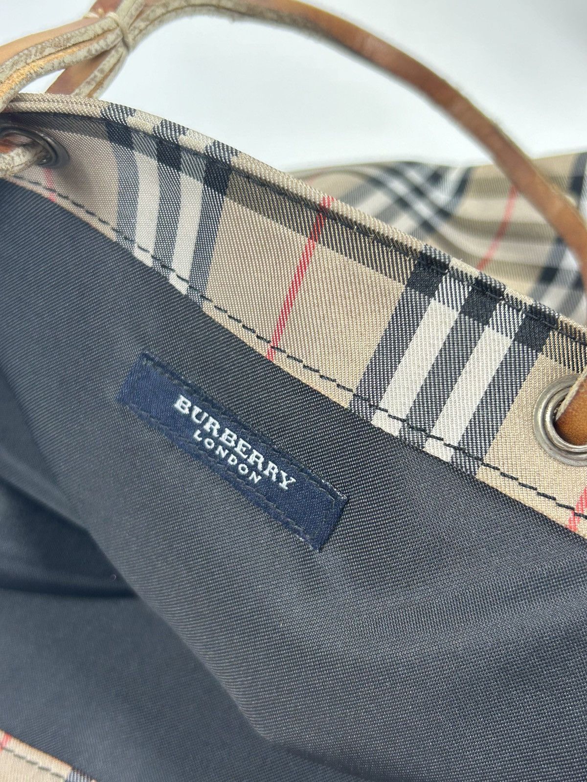 Burberry Burberry Nova Check Tote Bag Size ONE SIZE - 8 Thumbnail