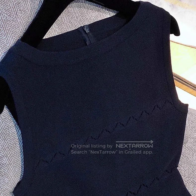 Alaia Alaia Dark blue top + half skirt slimming suit Size XS / US 0-2 / IT 36-38 - 6 Thumbnail
