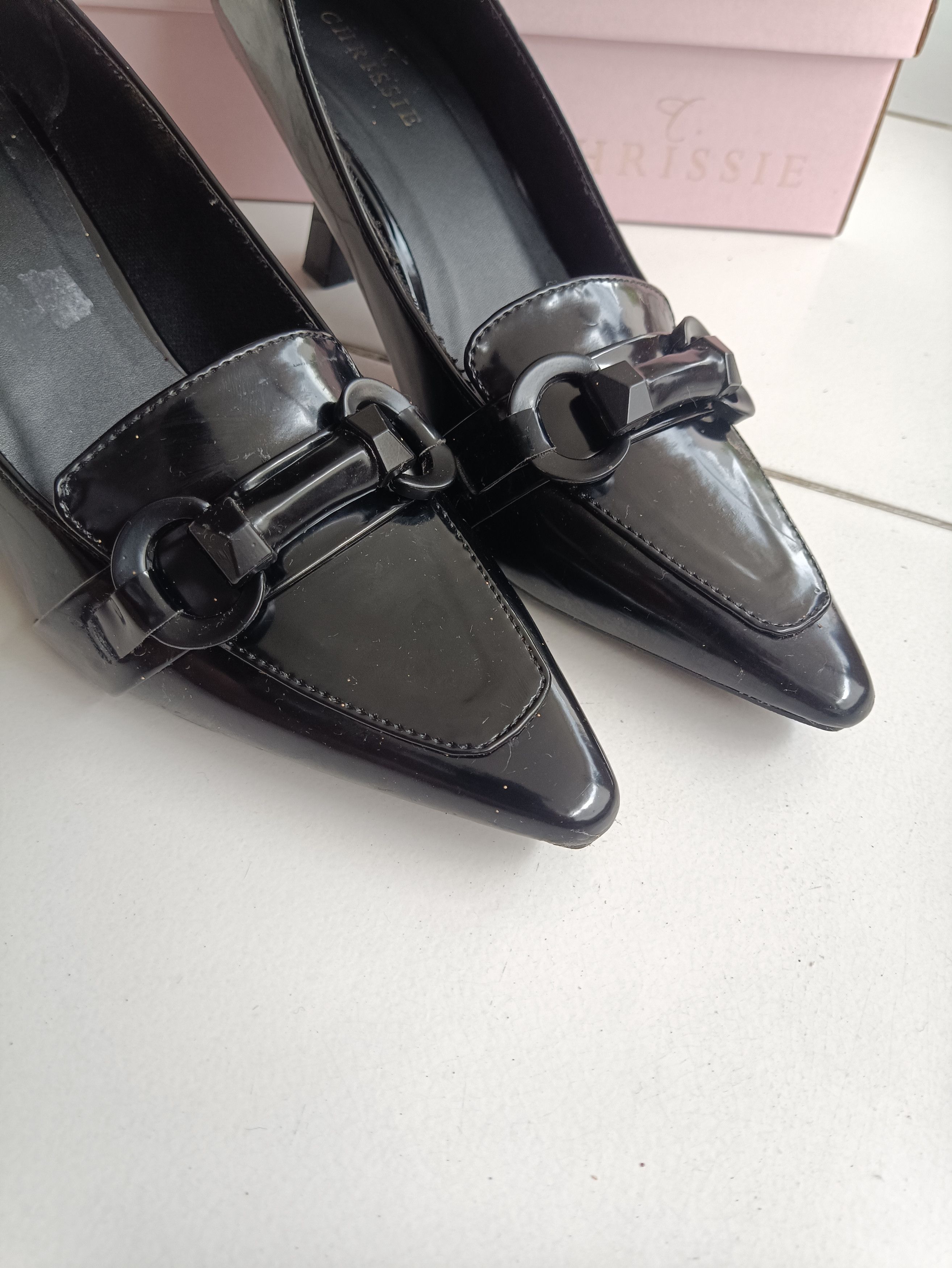 Other Chrissie heels full black Size US 8 / IT 38 - 4 Thumbnail