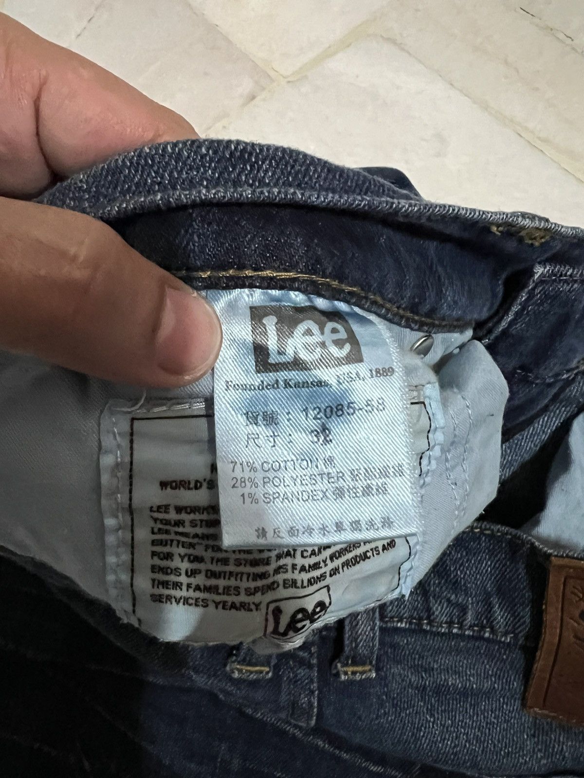 Japanese Brand 🌈Flare 90’s Lee Cowboy Washed jeans Size US 32 / EU 48 - 21 Thumbnail