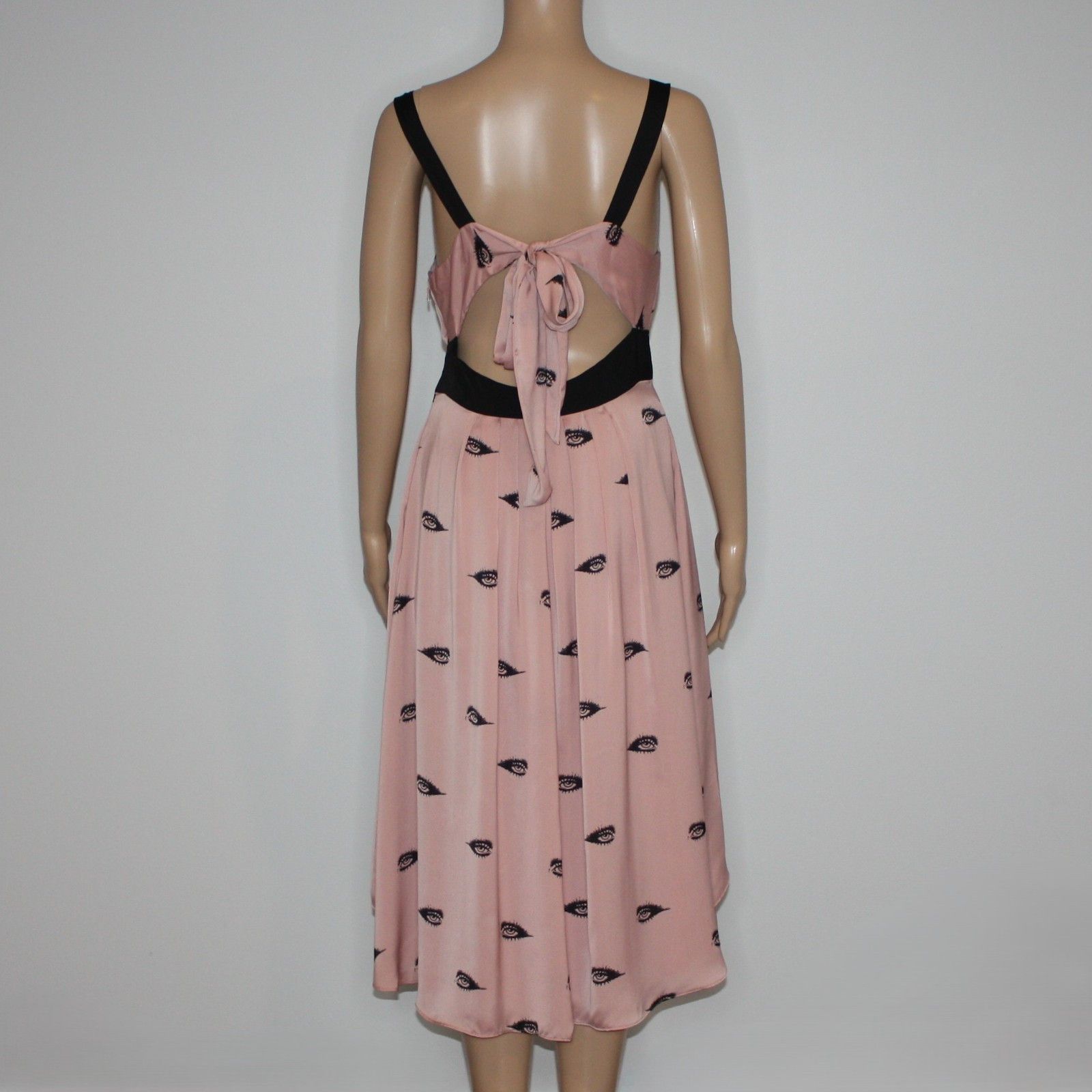 Other Viva Vena! by Vena Cava Pleated Eye Print Dress in size US 6 Size M / US 6-8 / IT 42-44 - 8 Thumbnail