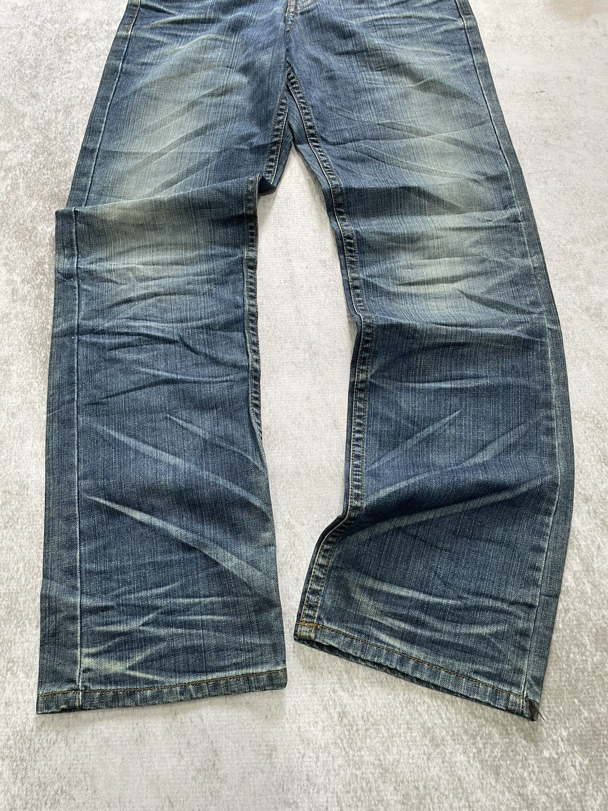 Hysteric Glamour × If Six Was Nine × Le Grande Bleu (L.G.B.) 2000s japan 3d acid wash denim pants y2k style Size US 29 - 3 Thumbnail