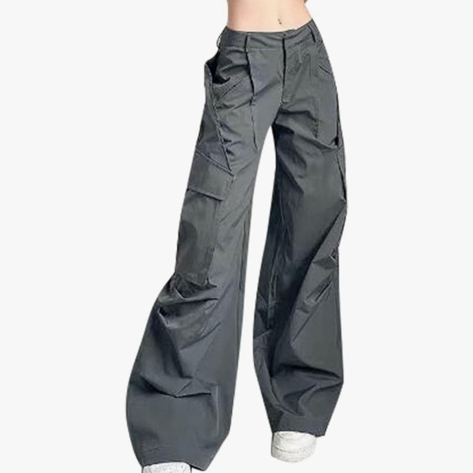 Other commence Parachute Jogger Straight Wide Leg Y2k Pants S NWT Size 26" / US 2 / IT 38 - 1 Thumbnail