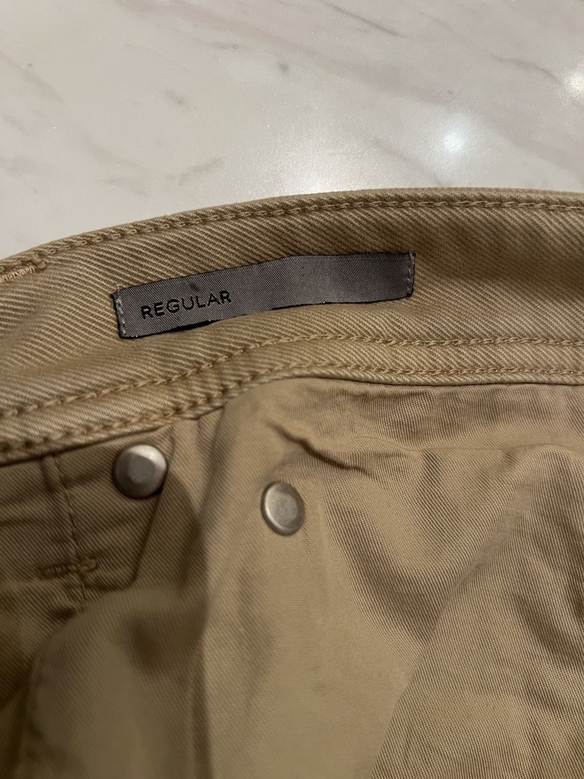 Corneliani CORNELIANI Dyed Beige 40 Regular stretch-denim blend jeans Size US 40 / EU 56 - 17 Thumbnail