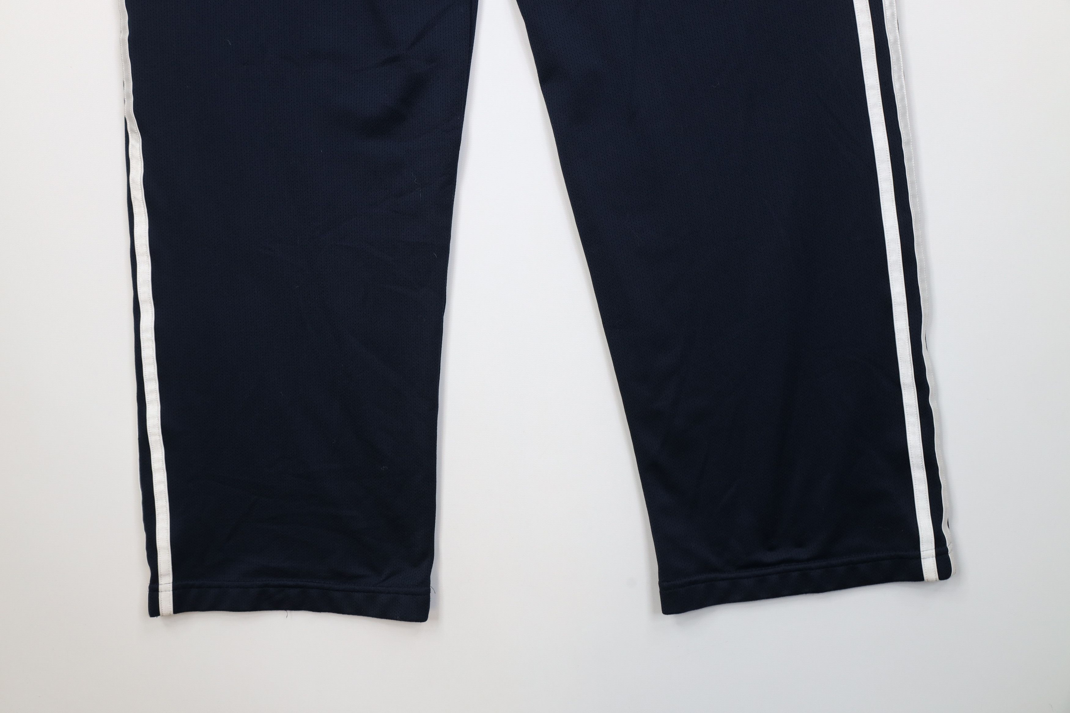 Adidas Vintage Y2K Adidas Babydoll Knit Wide Leg Sweatpants Blue Size 28" / US 6 / IT 42 - 13 Thumbnail