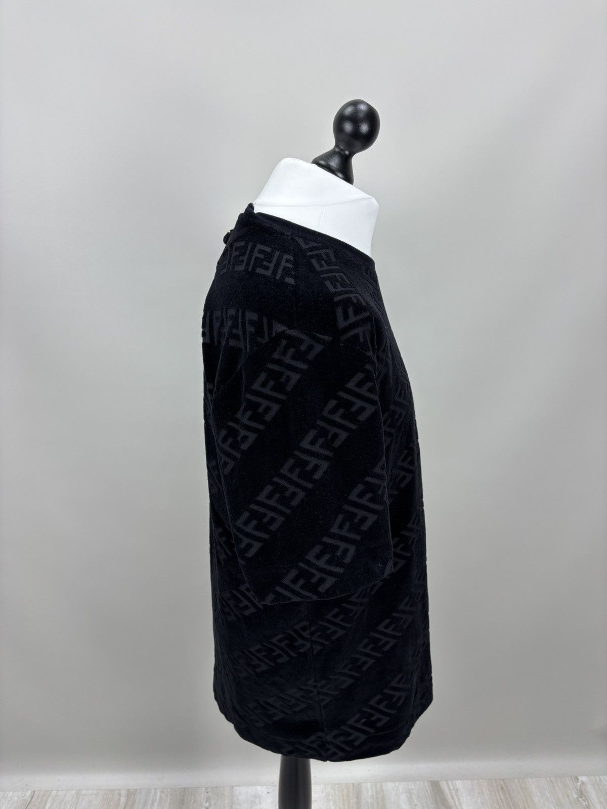 Fendi Mens corduroy t shirt monogram FENDI Size L Color Black Size US L / EU 52-54 / 3 - 6 Thumbnail