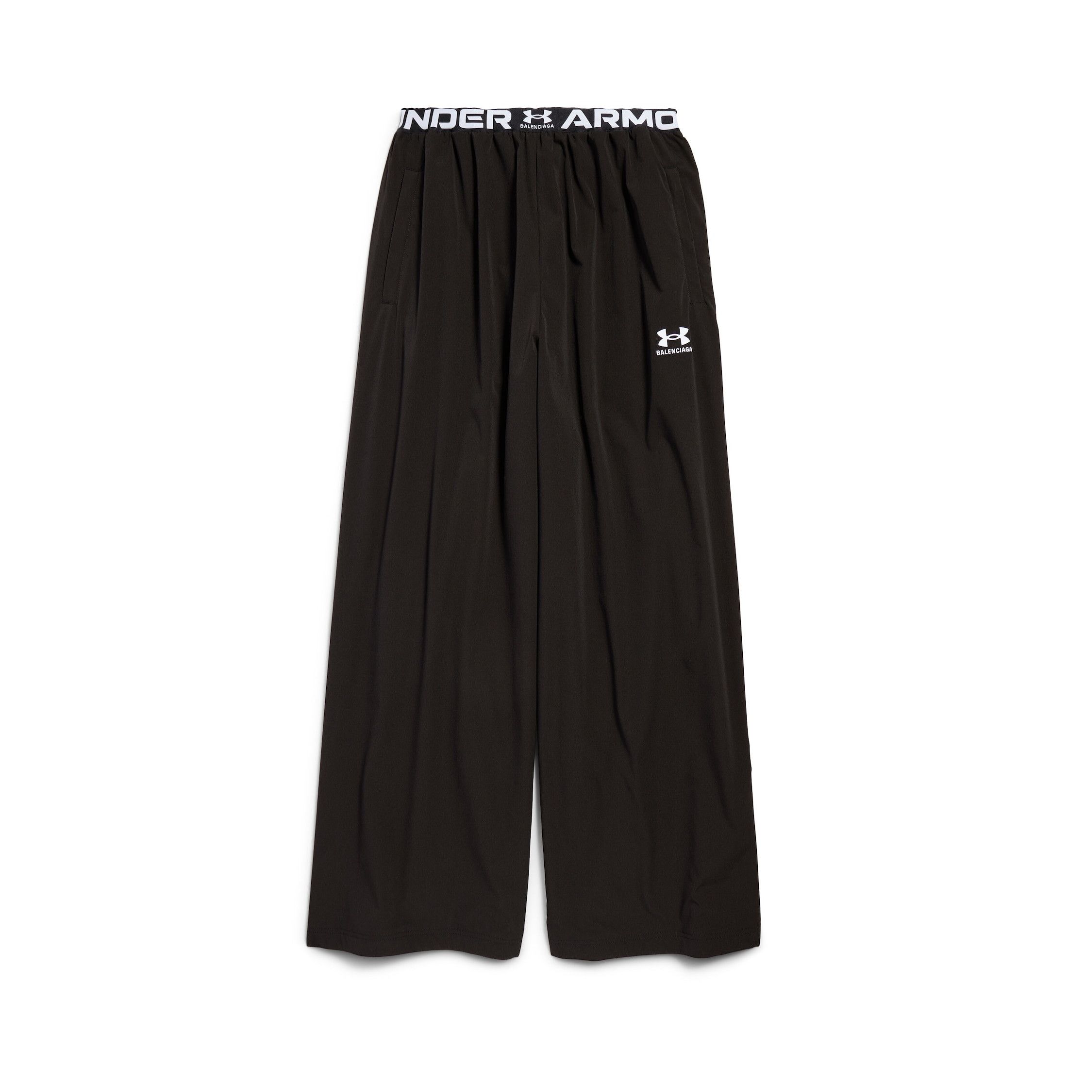 MEN'S UNDER ARMOUR® REVERSIBLE LAYERED TRACKSUIT PANTS IN BLACK